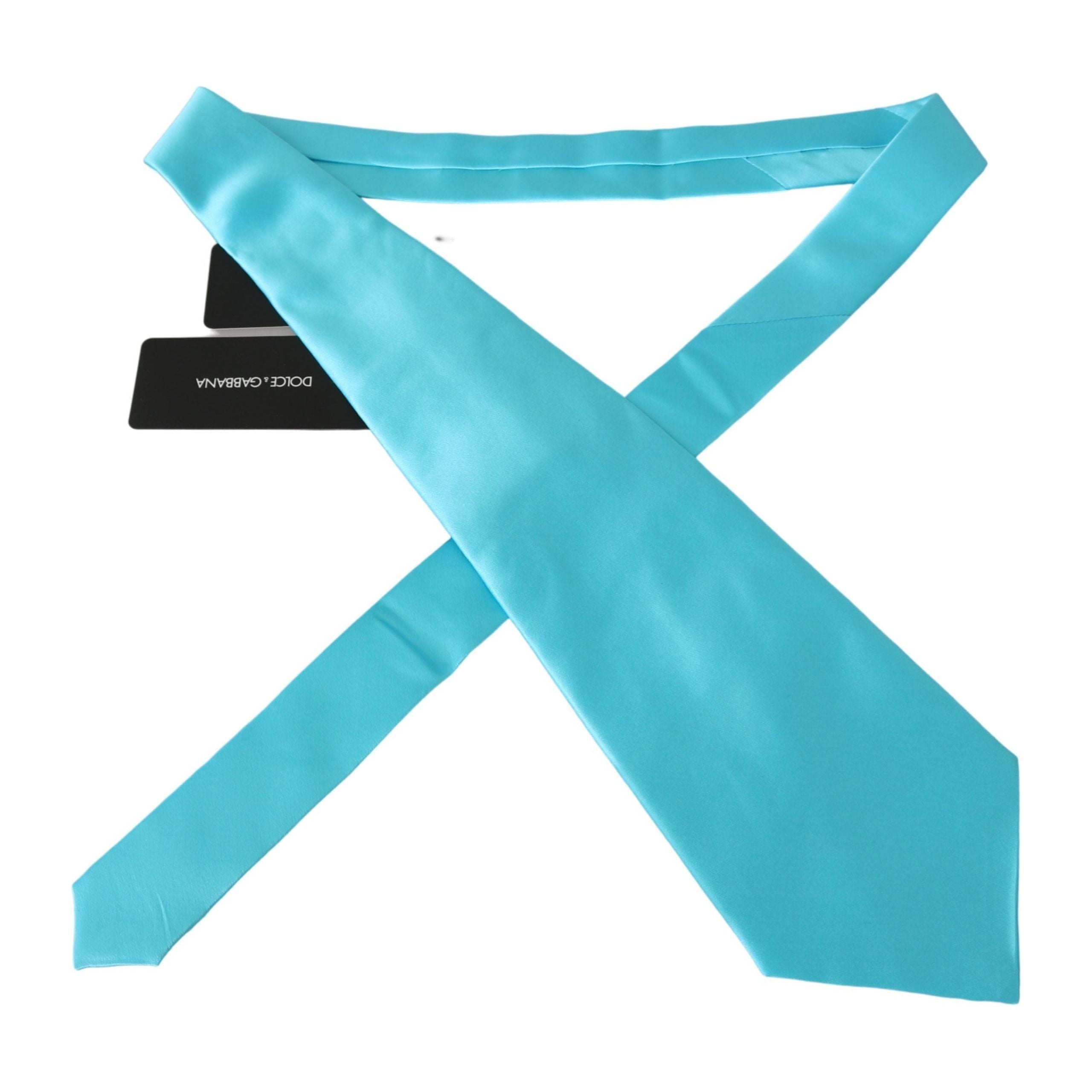 Dolce & Gabbana Light Blue Silk Tie for Elegance