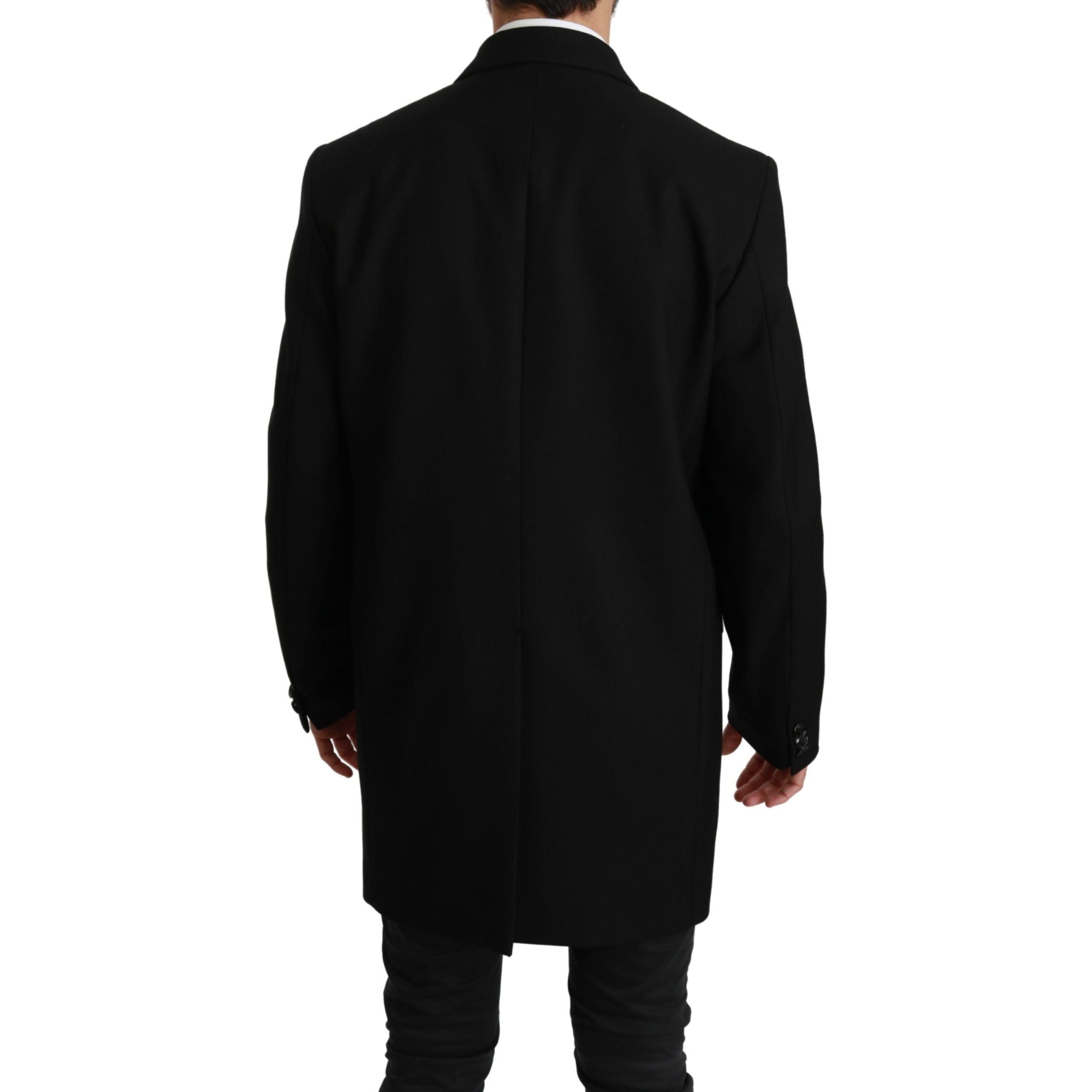 Dolce & Gabbana Black Wool Formal Blazer