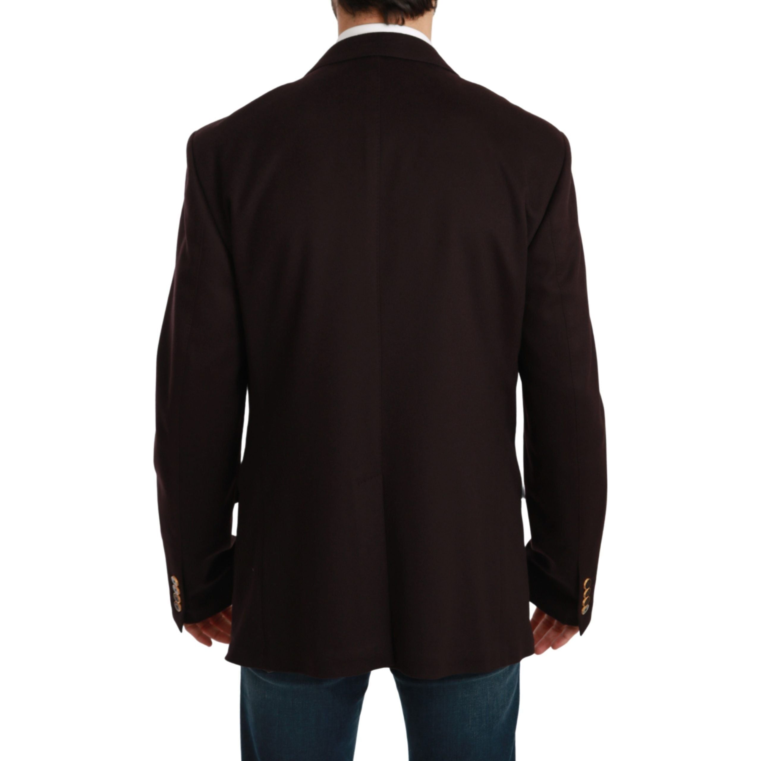 Dolce & Gabbana Bordeaux Cashmere Blazer