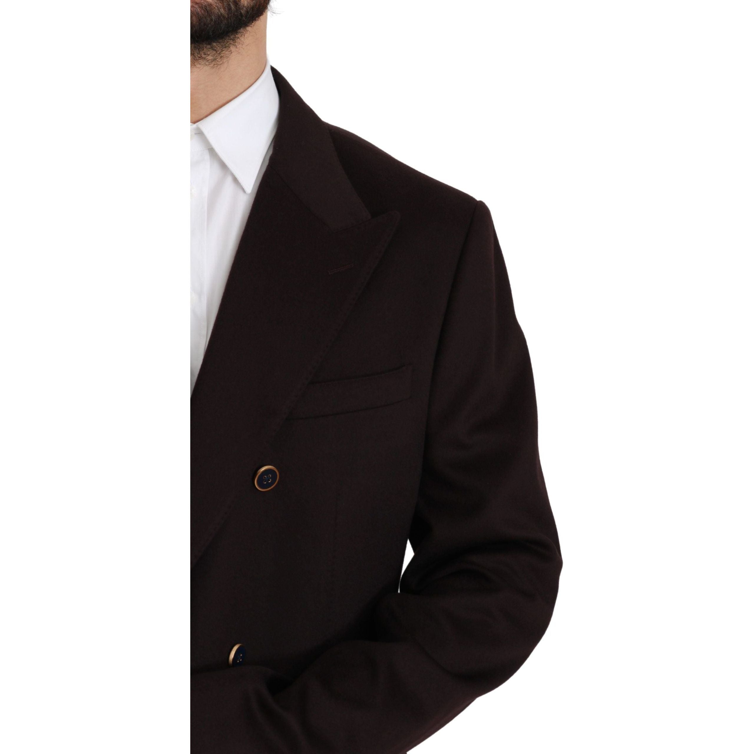 Dolce & Gabbana Bordeaux Cashmere Blazer
