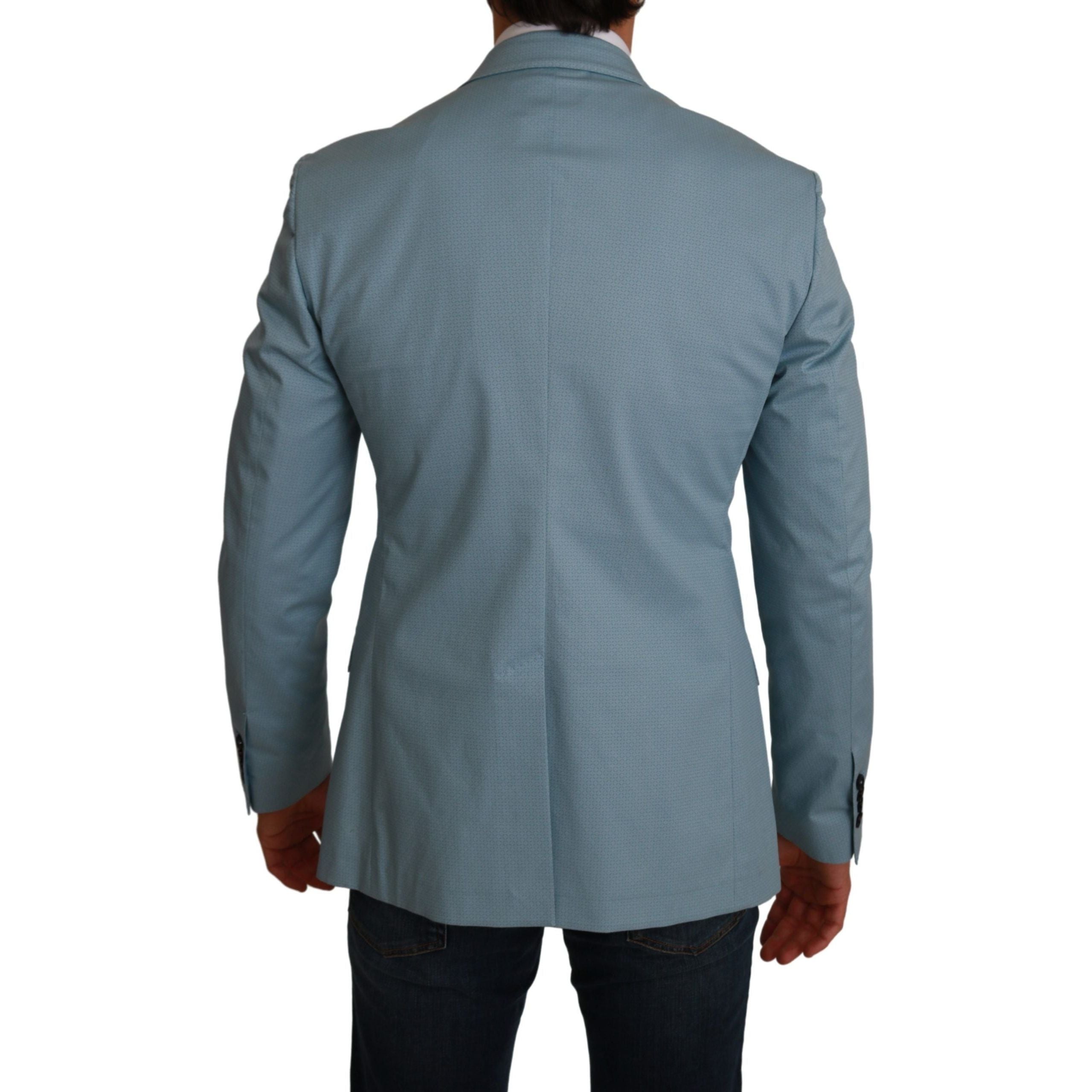Dolce & Gabbana Blue Rayon Blend Blazer