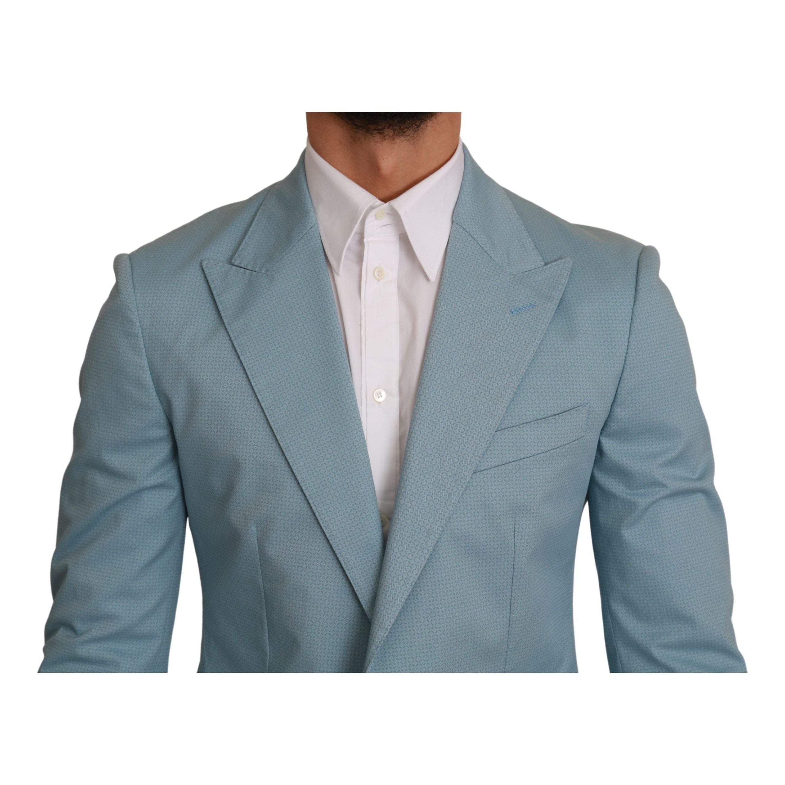 Dolce & Gabbana Blue Rayon Blend Blazer