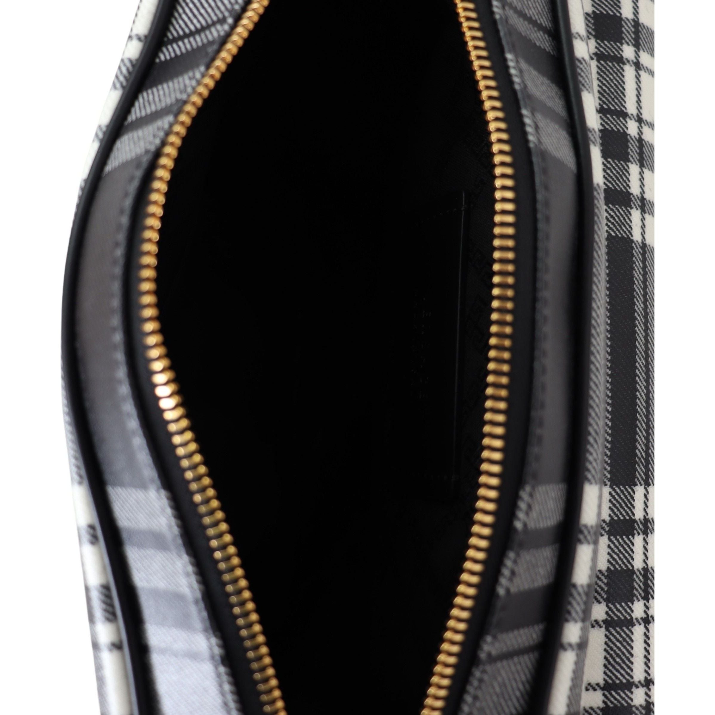 Versace Grey Calf Leather Crossbody Bag for Refined Style