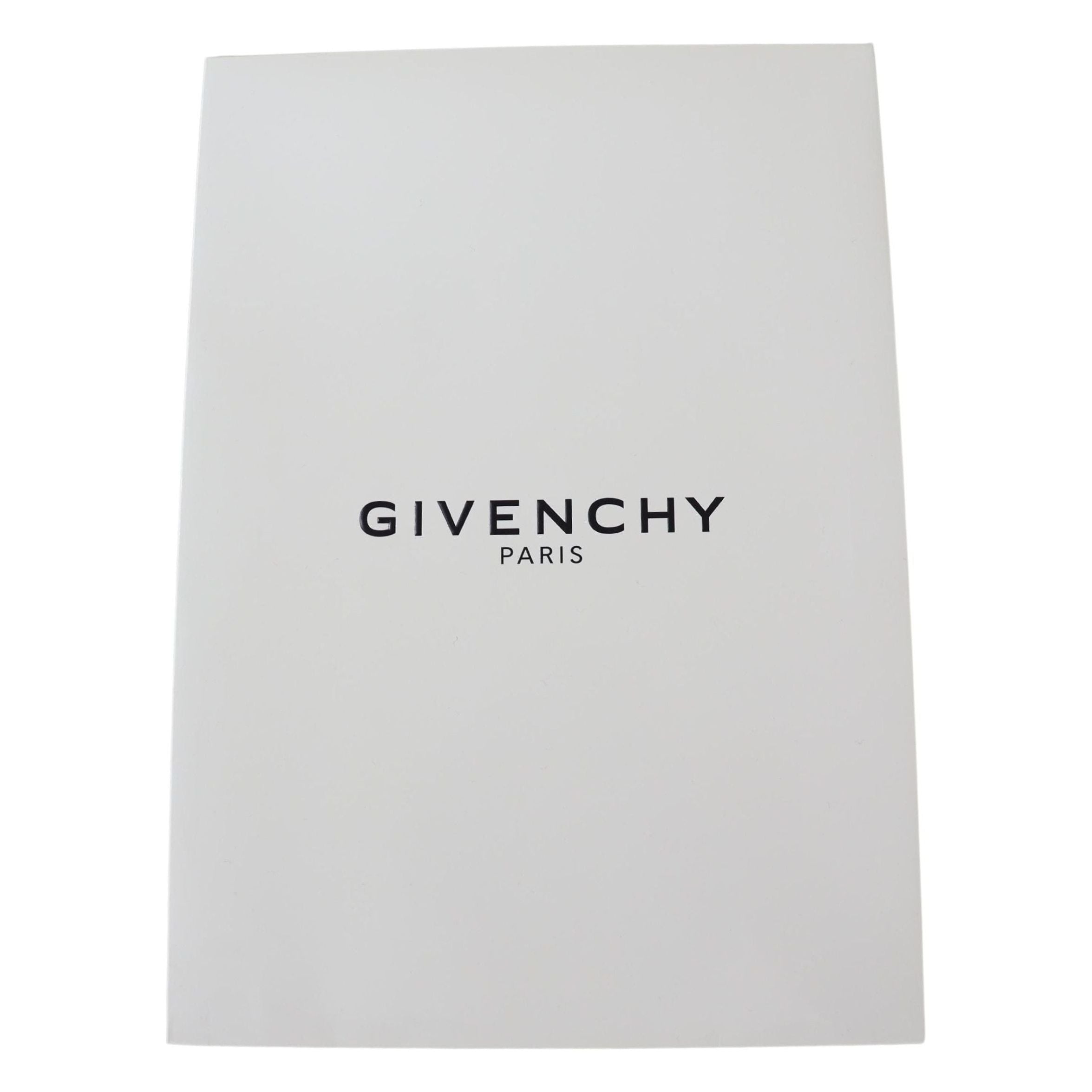 Givenchy Black Wool-Silk Blend Elegant Monochrome Scarf