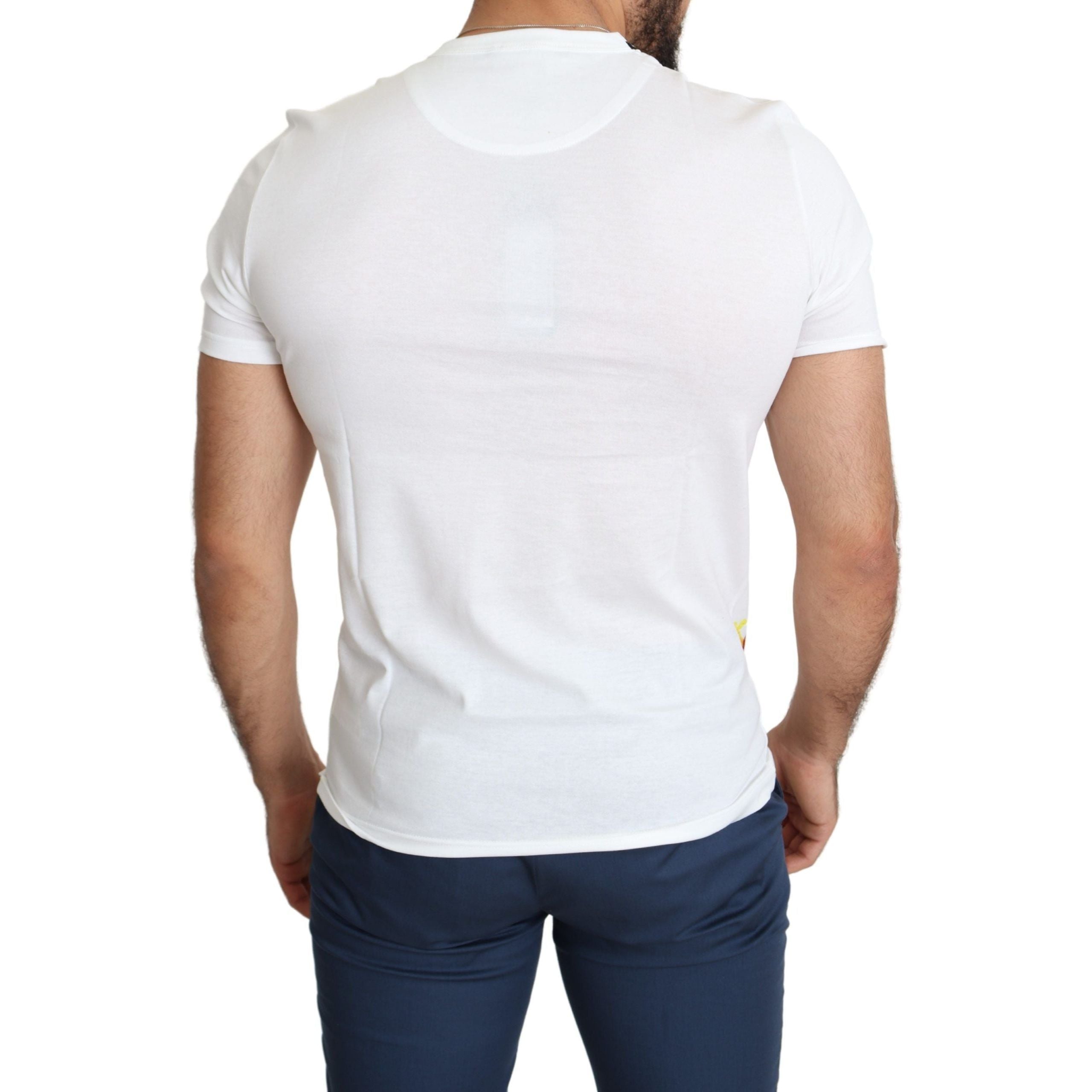 Dolce & Gabbana White Cotton Chic Saint Valentine T-Shirt