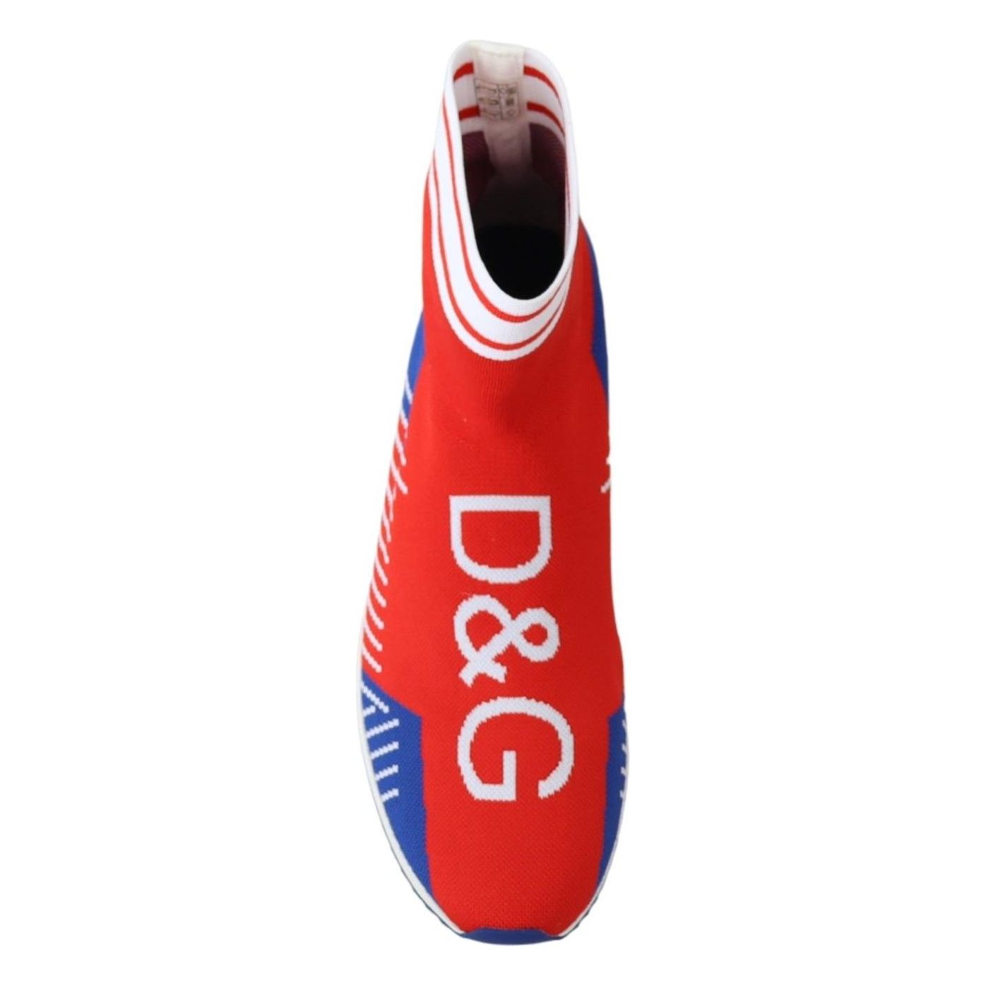 Dolce & Gabbana Red Cotton Sneakers for Elevated Style