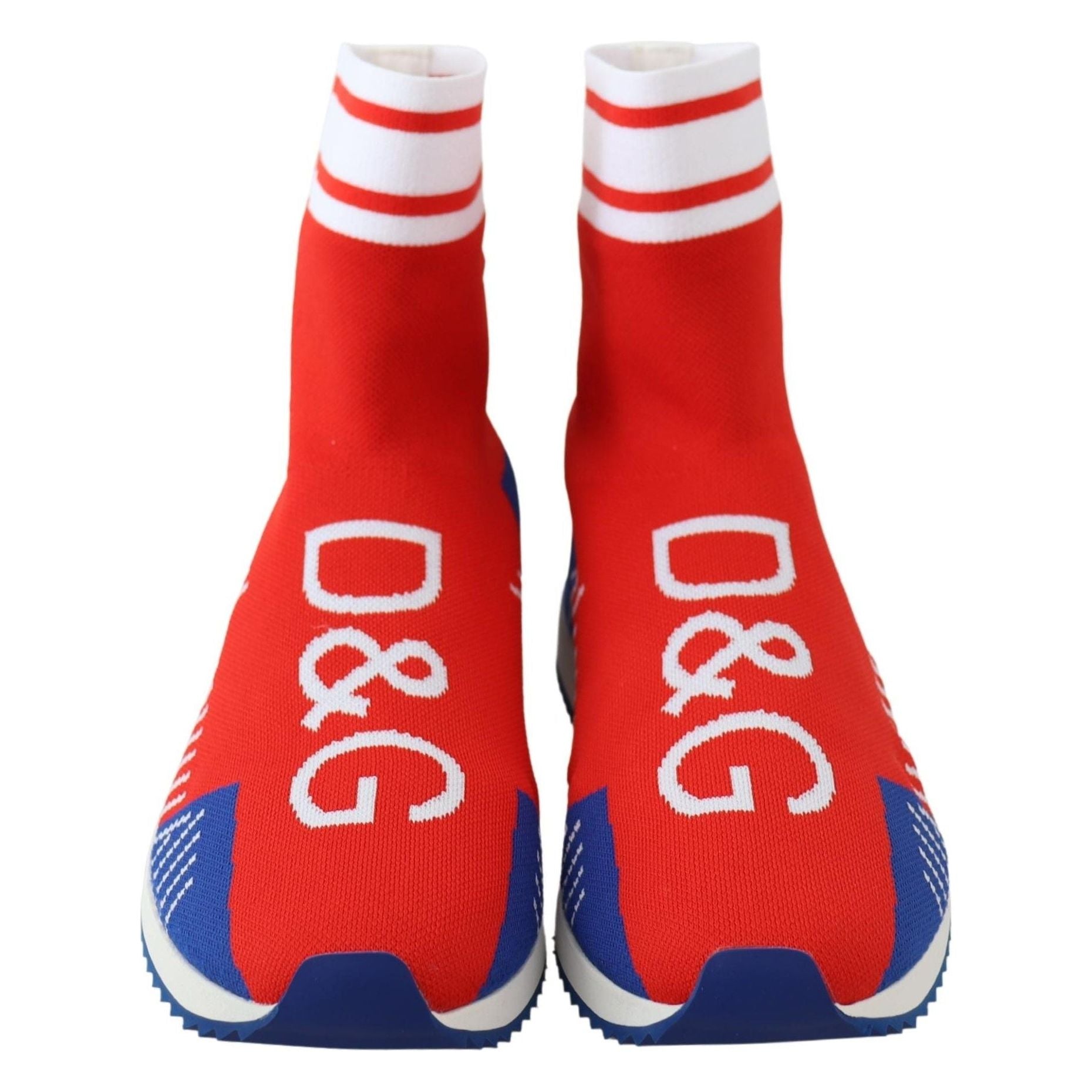 Dolce & Gabbana Red Cotton Sneakers for Elevated Style