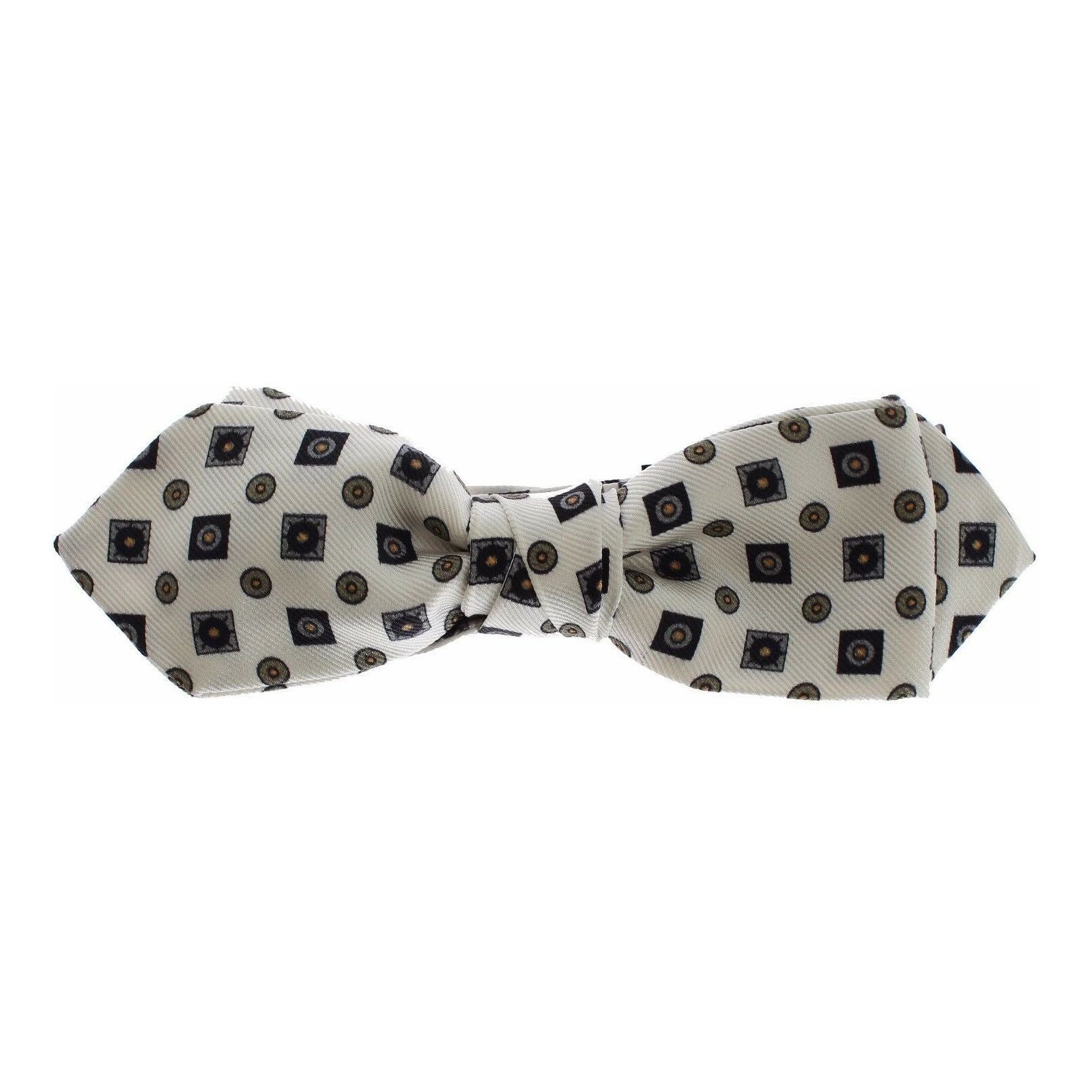 Dolce & Gabbana Multicolor Silk Tie & Leather Belt Set