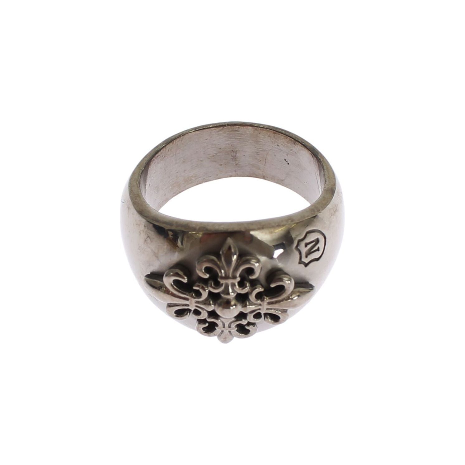 Nialaya Silver Rhodium Sterling Statement Ring for Sophistication