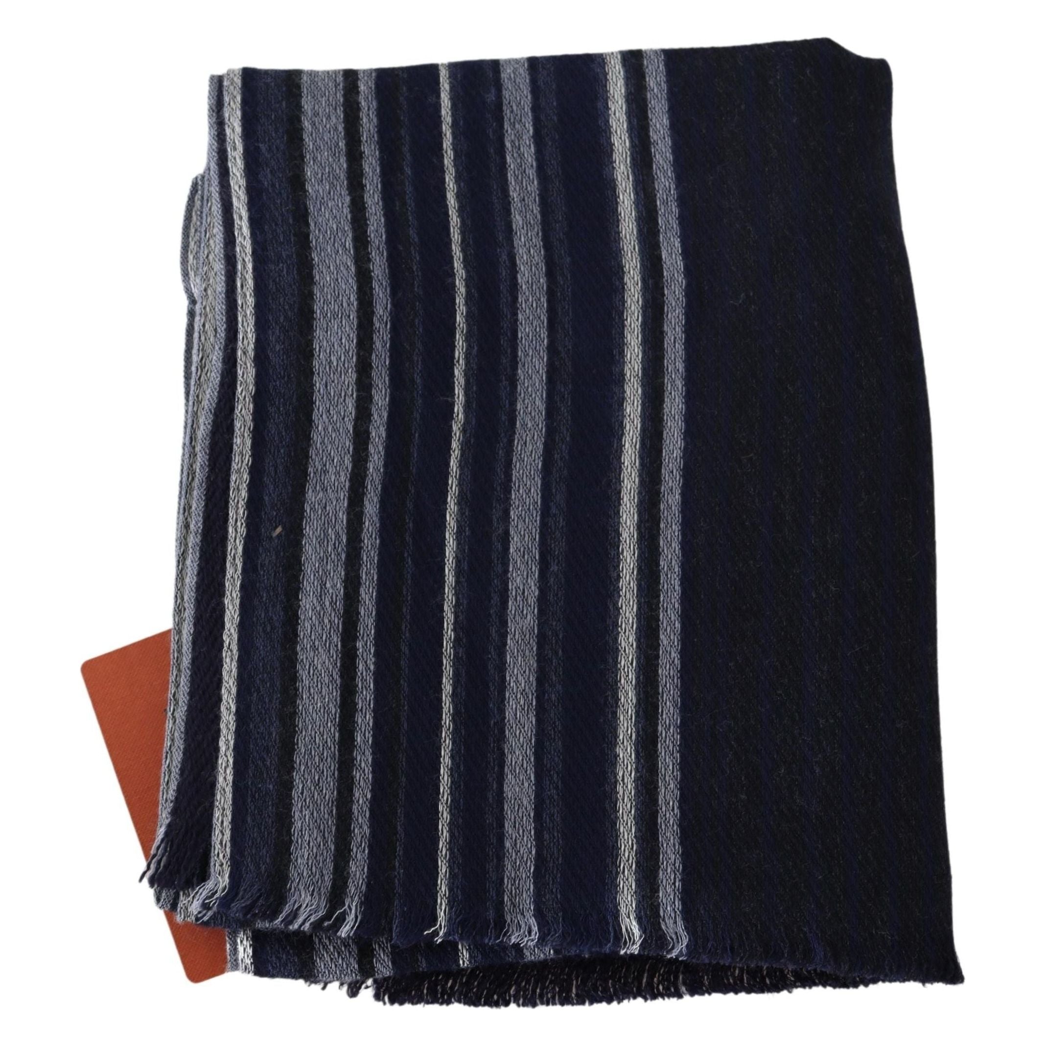 Missoni Multicolor Wool Silk Striped Scarf Elegance
