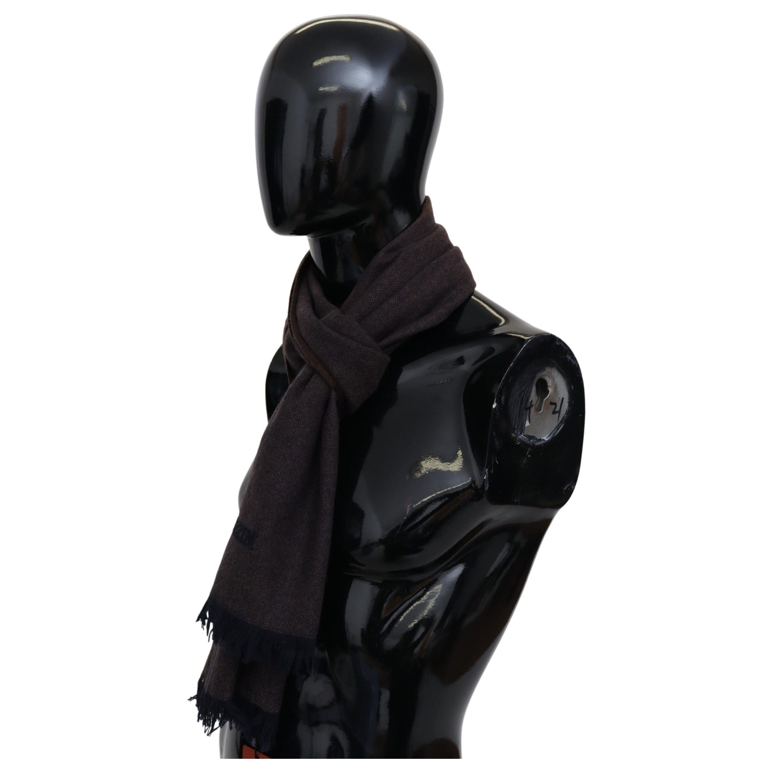 Missoni Grey Cashmere Unisex Fringed Scarf Accessory