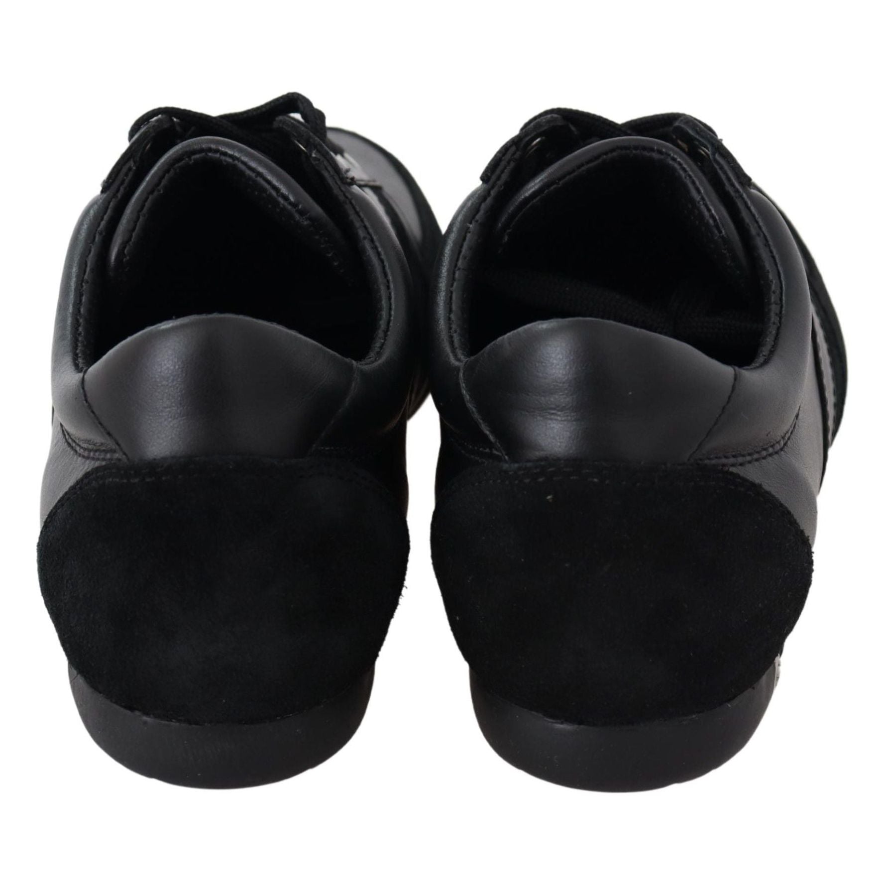 Dolce & Gabbana Black Leather Sport Sneakers