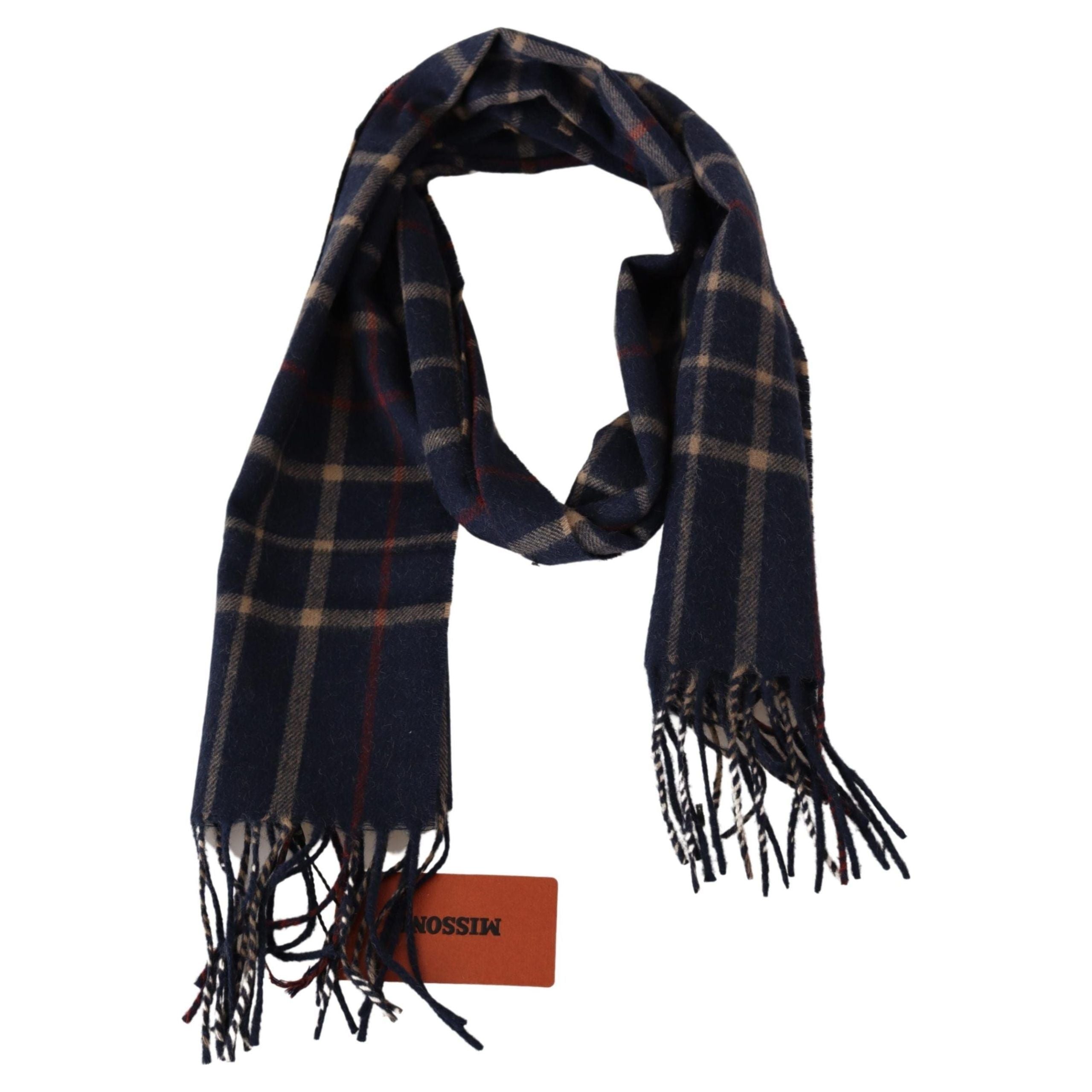 Missoni Chic Unisex Camel Hair Designer Scarf - Luxury Accessory