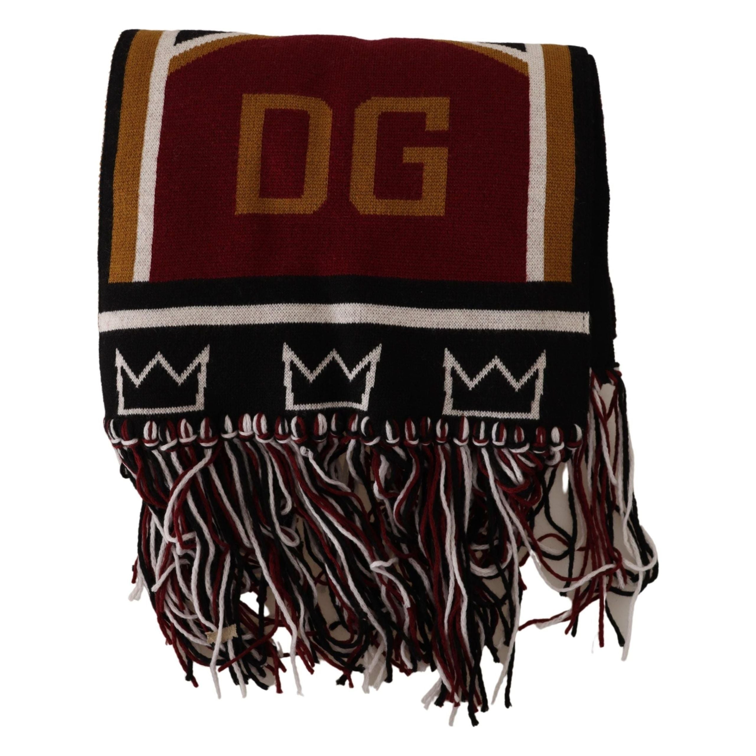 Dolce & Gabbana Grey Wool & Cashmere Scarf