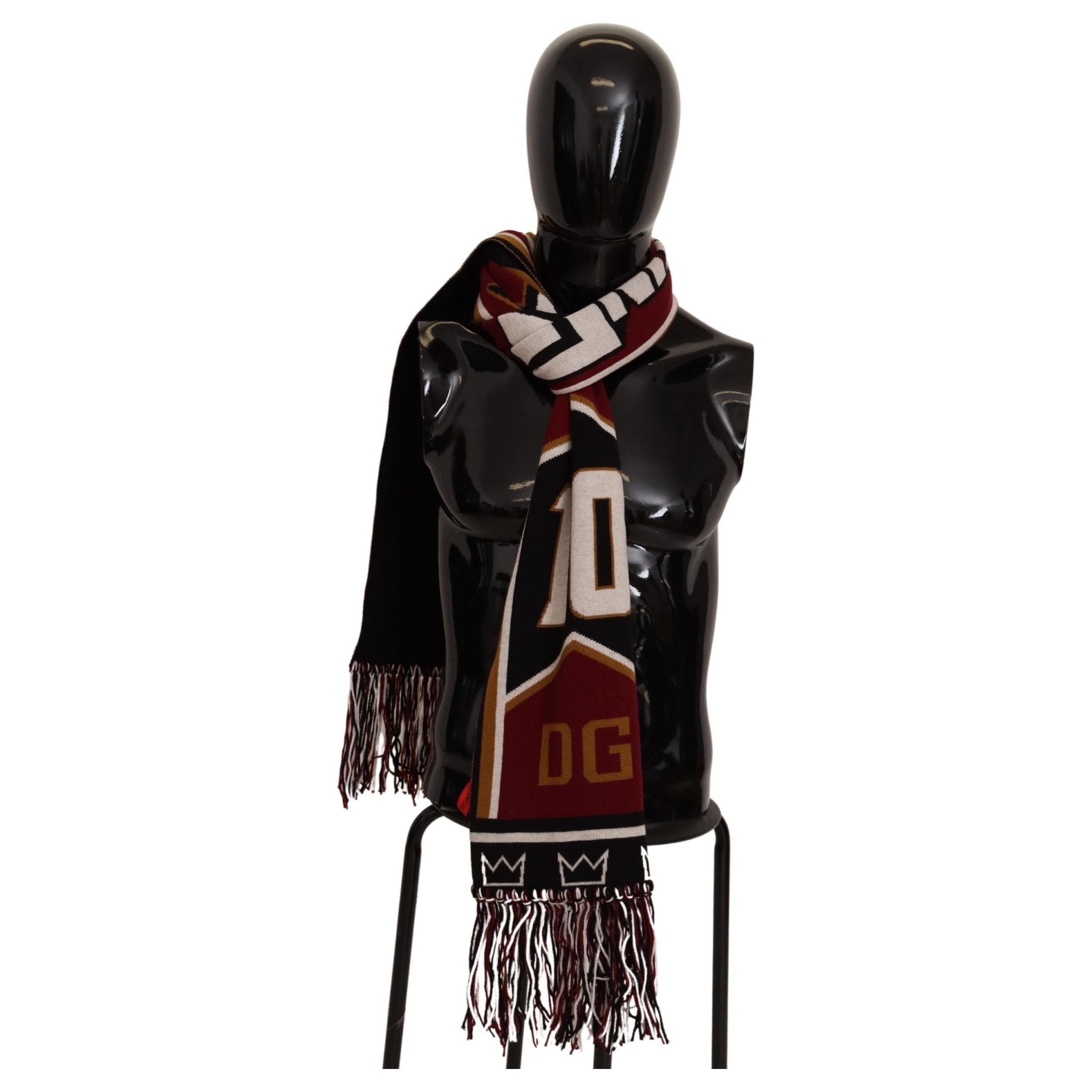 Dolce & Gabbana Grey Wool & Cashmere Scarf