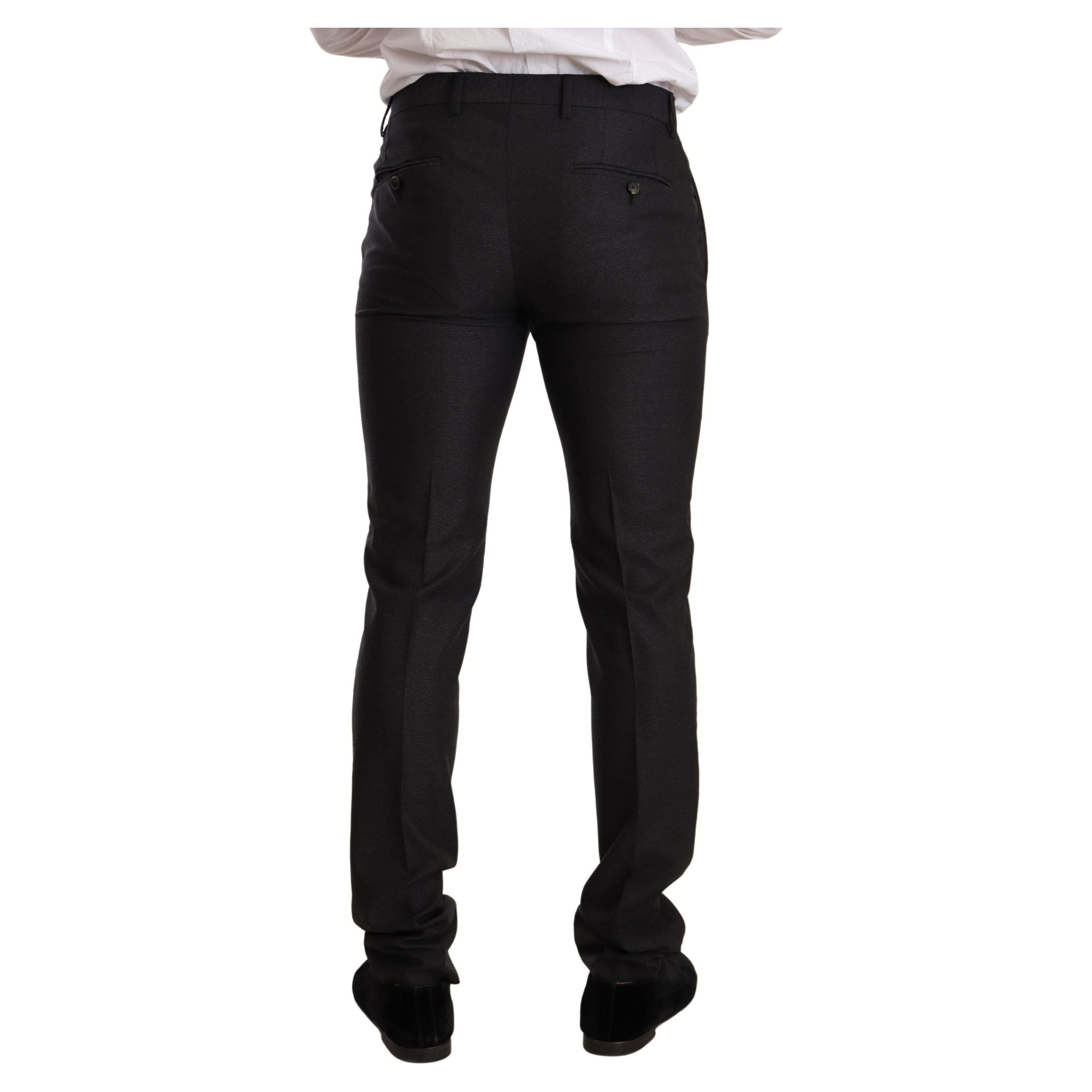 Dolce & Gabbana Elegant Gray Wool Suit Collection