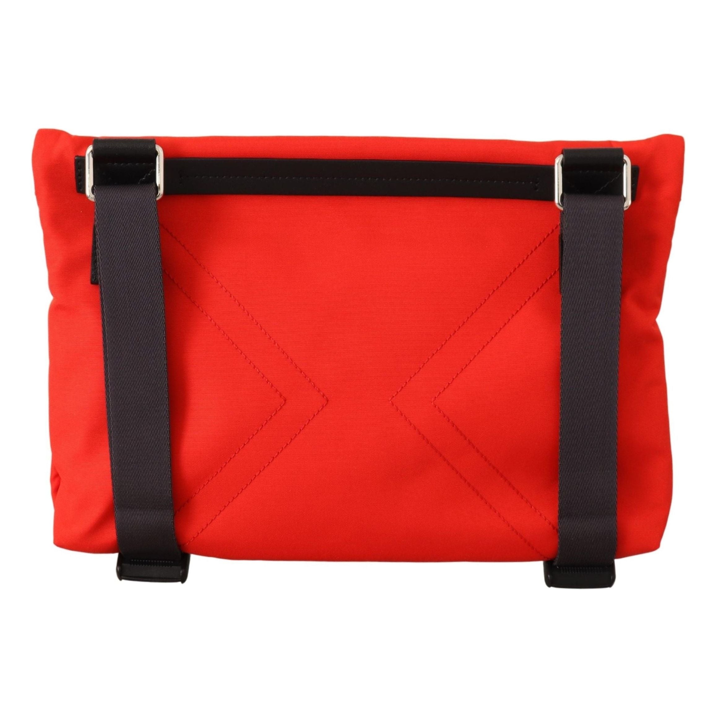 Givenchy Red and Black Fabric Downtown Crossbody Bag