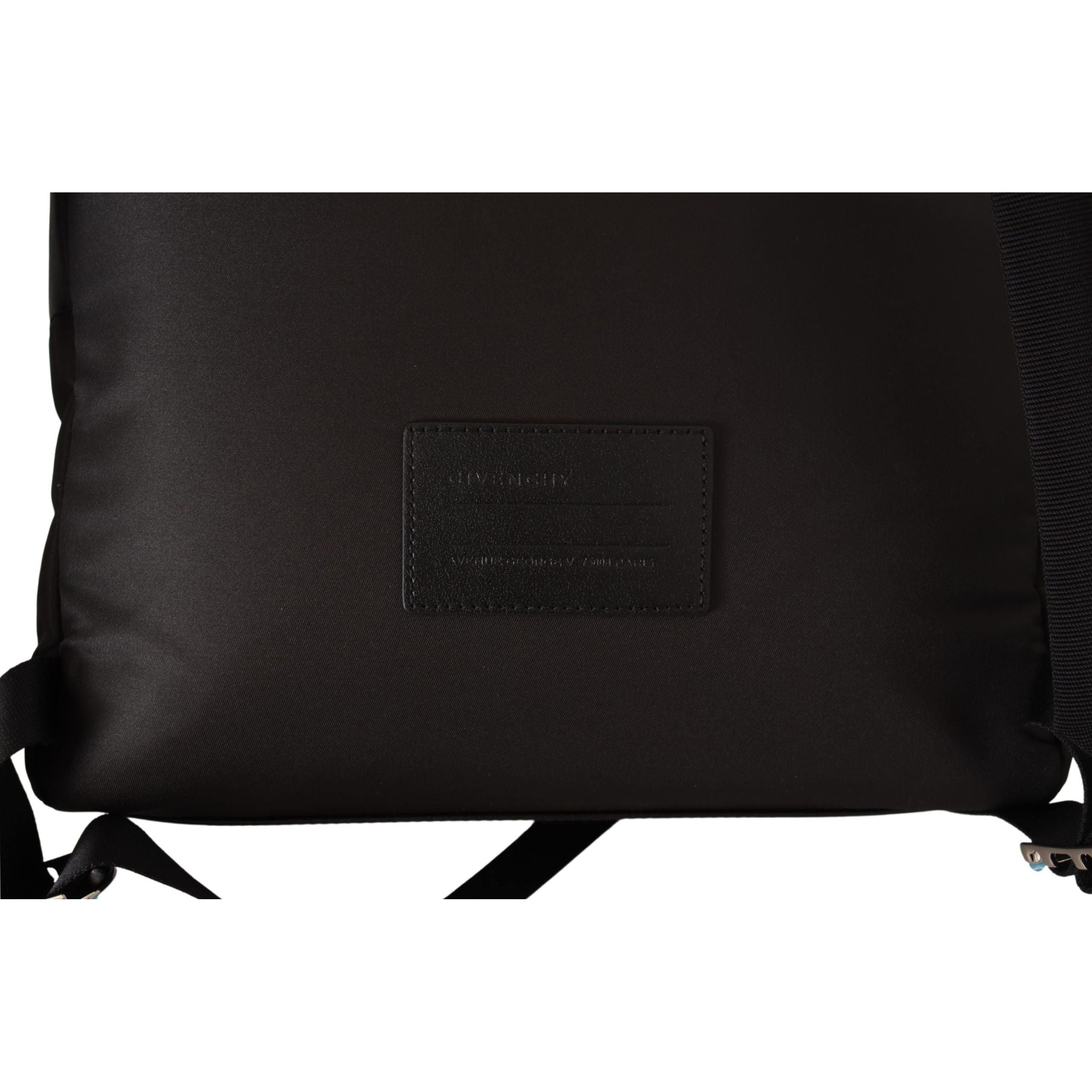 Givenchy Black Leather Sleek Urban Backpack