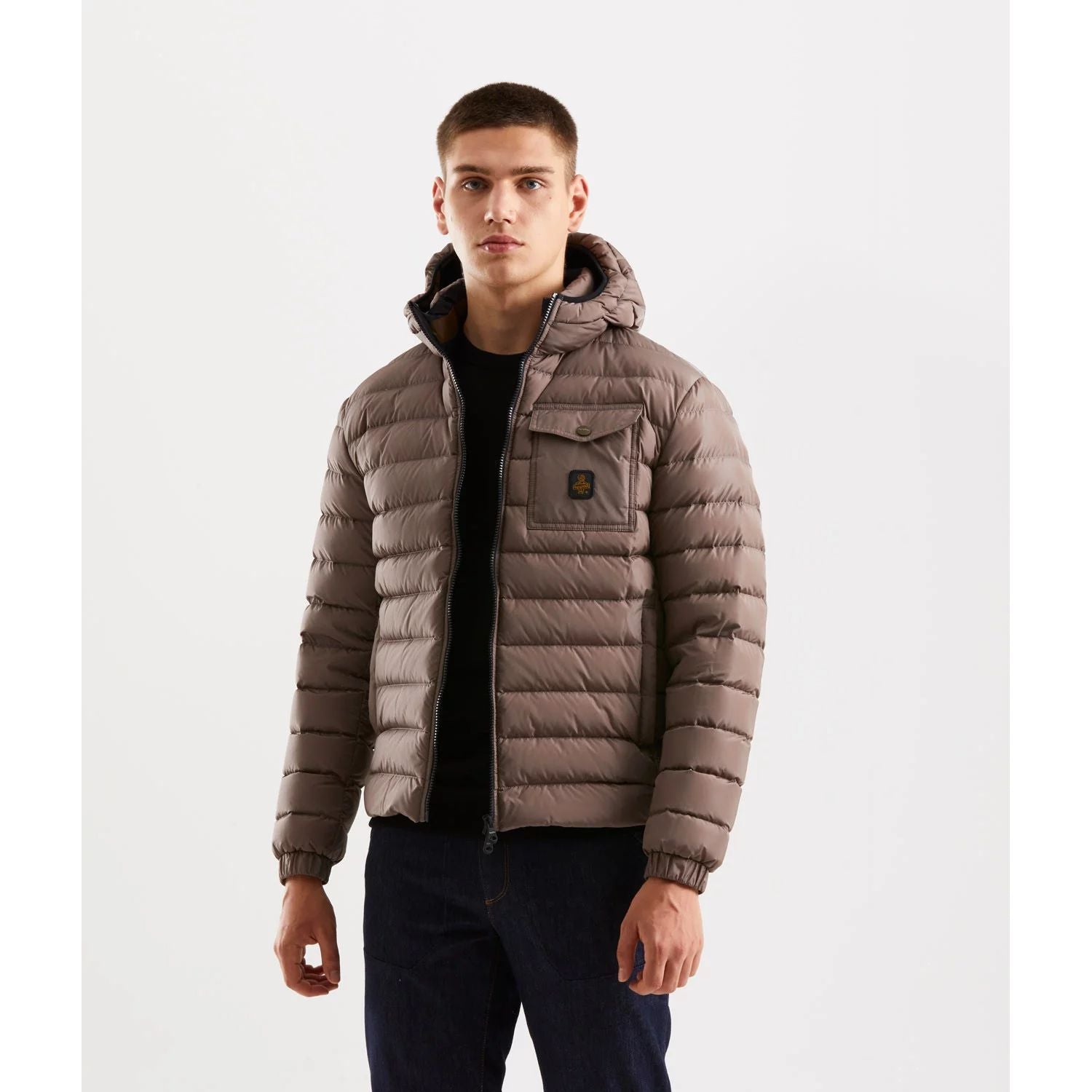 Refrigiwear Beige Nylon Jacket for Elevated Style