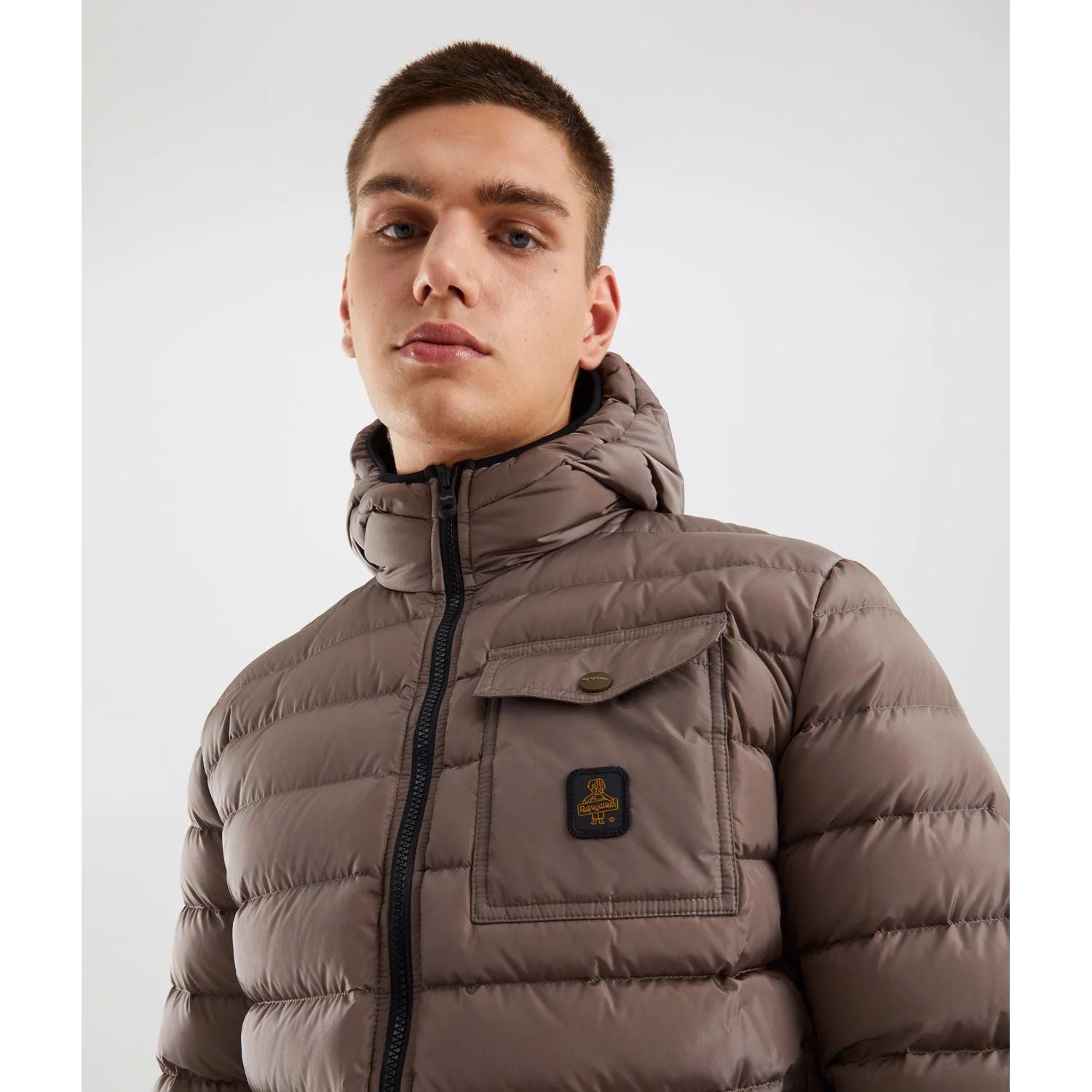 Refrigiwear Beige Nylon Jacket for Elevated Style