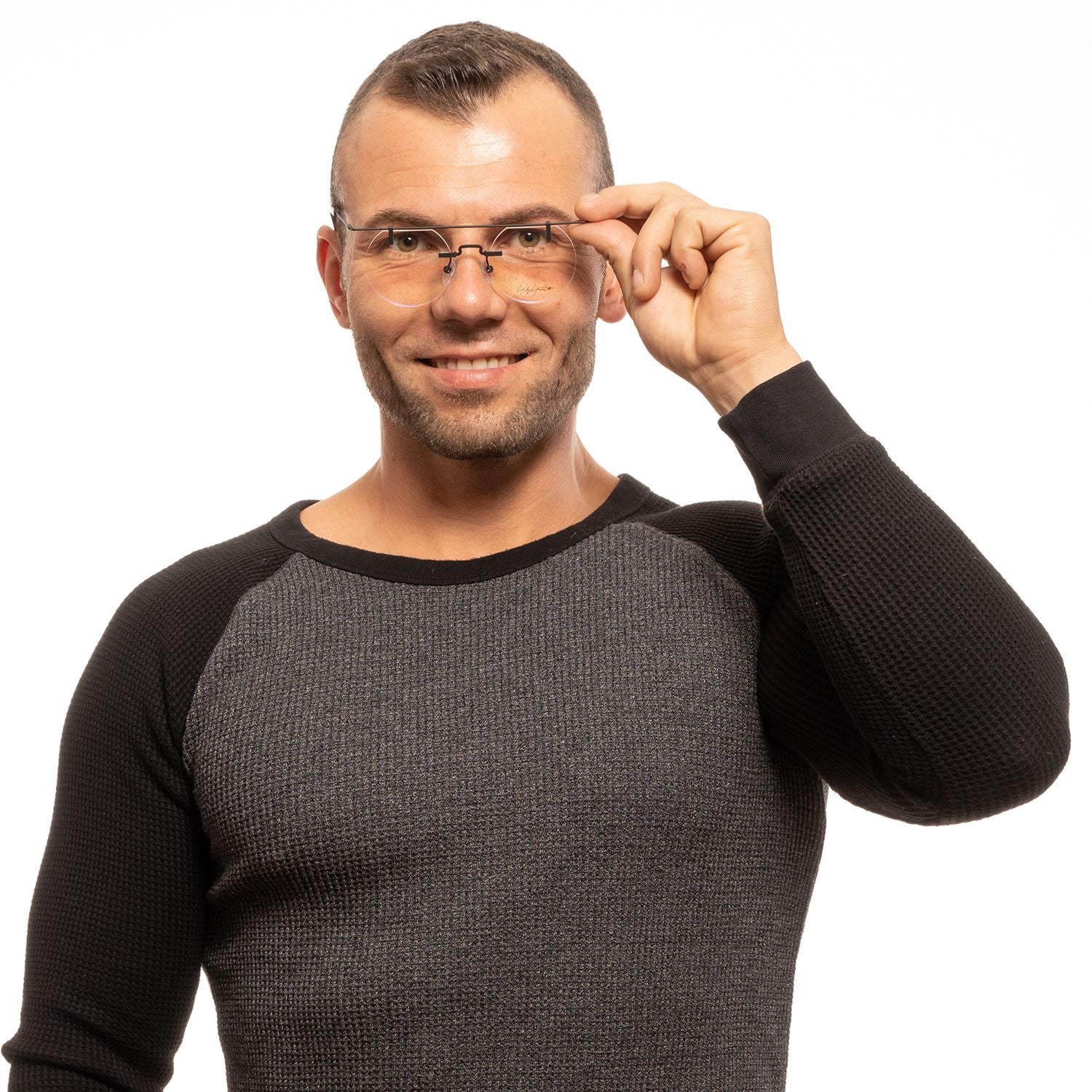 Yohji Yamamoto Black Metal Optical Frames for Timeless Elegance