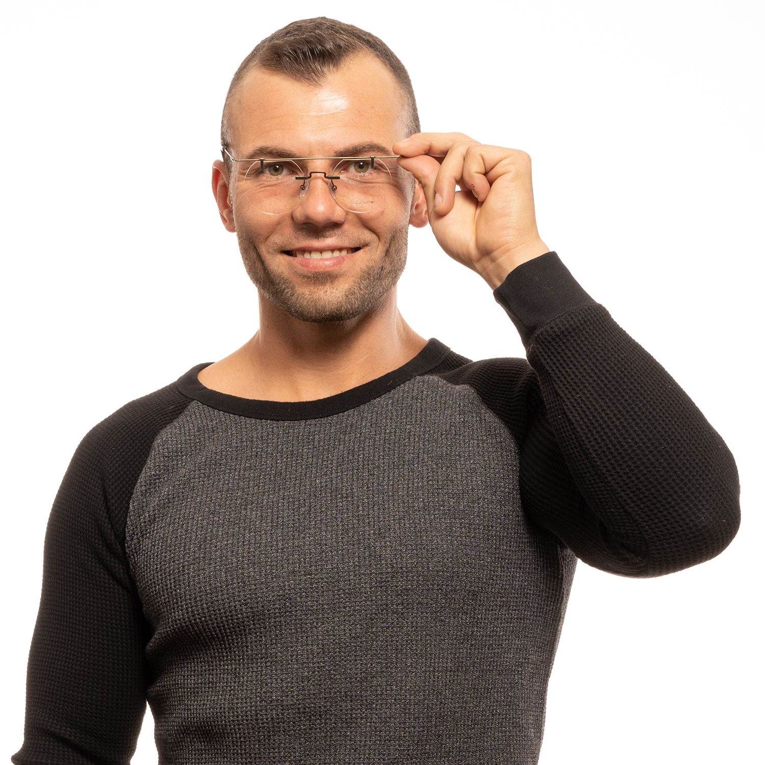 Yohji Yamamoto Gray Metal Optical Frames for Distinctive Style