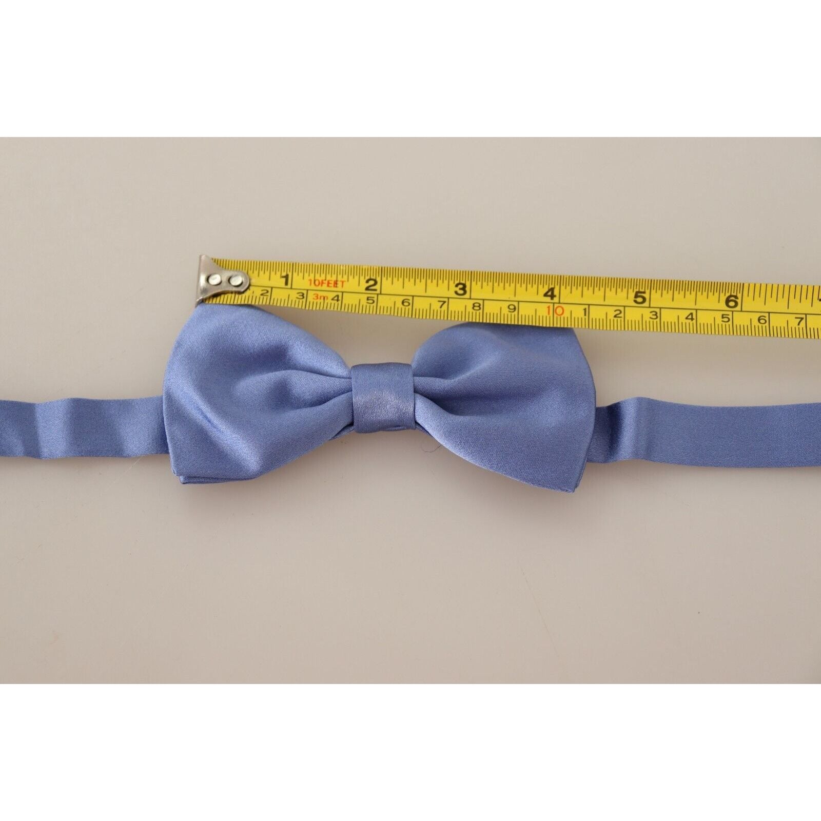 Dolce & Gabbana Purple Silk Bow Tie Accessory
