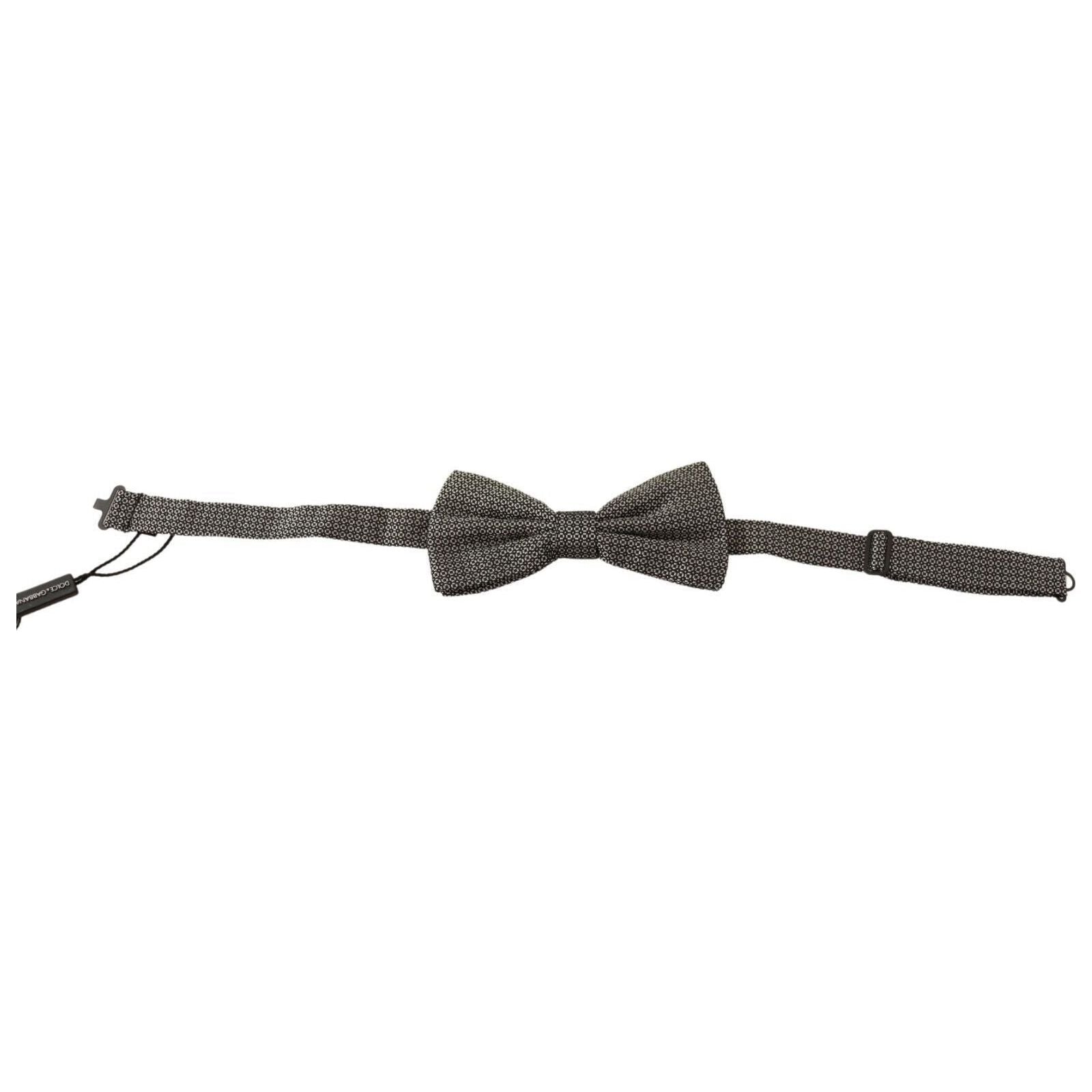 Dolce & Gabbana Multicolor Silk Bow Tie Accessory