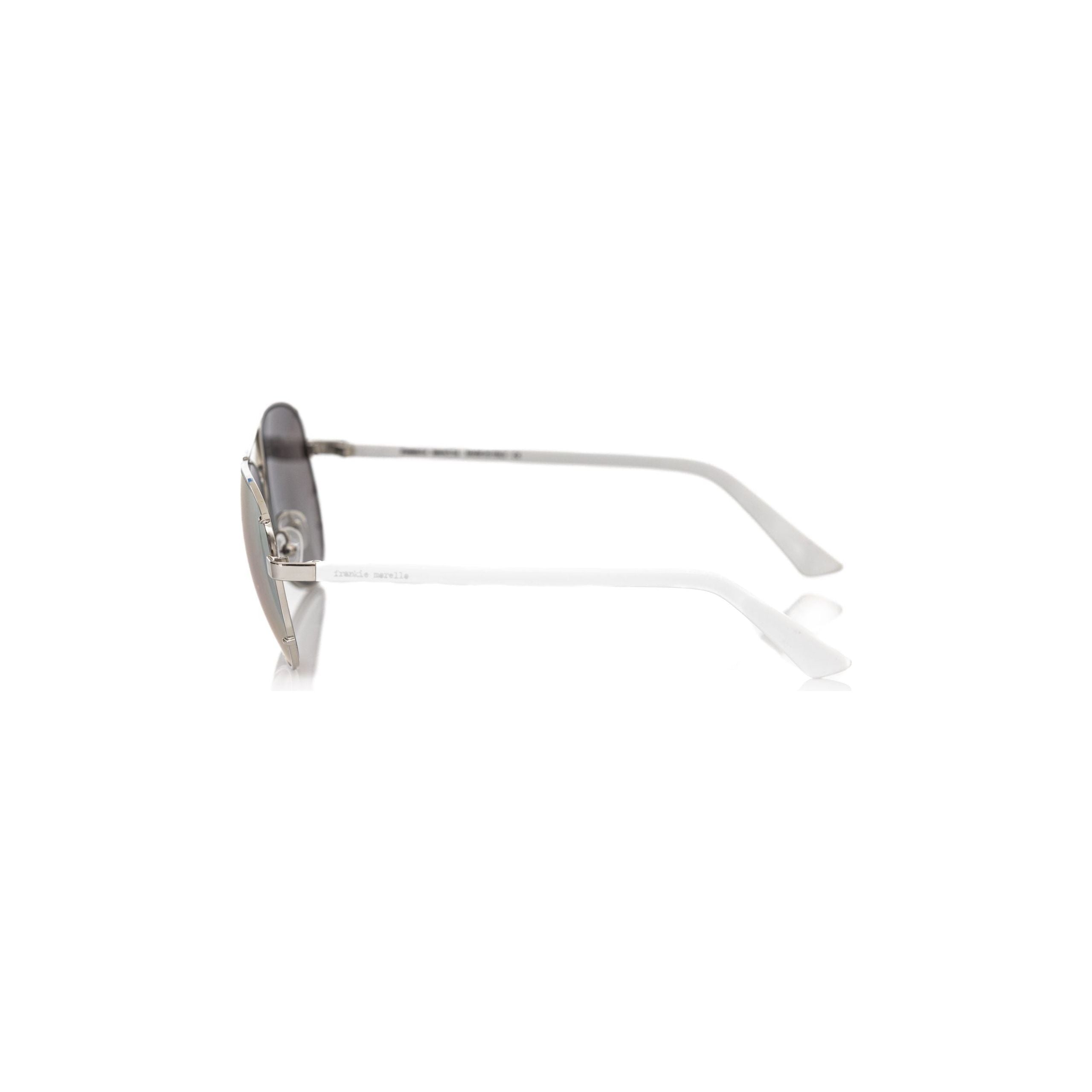 Frankie Morello Silver Metallic Fibre Sunglass