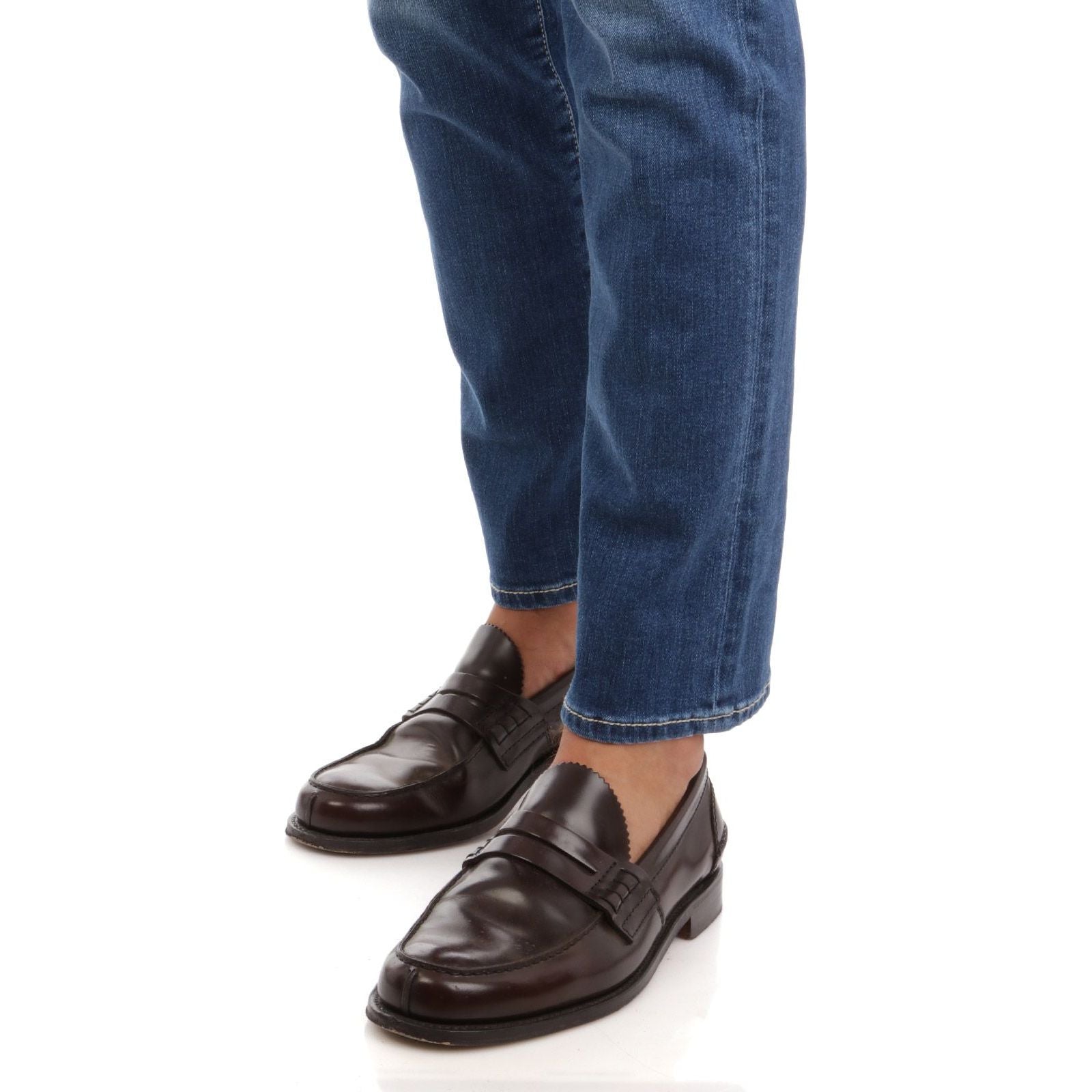 Jacob Cohen Blue Cotton Slim Jeans for Elevated Style