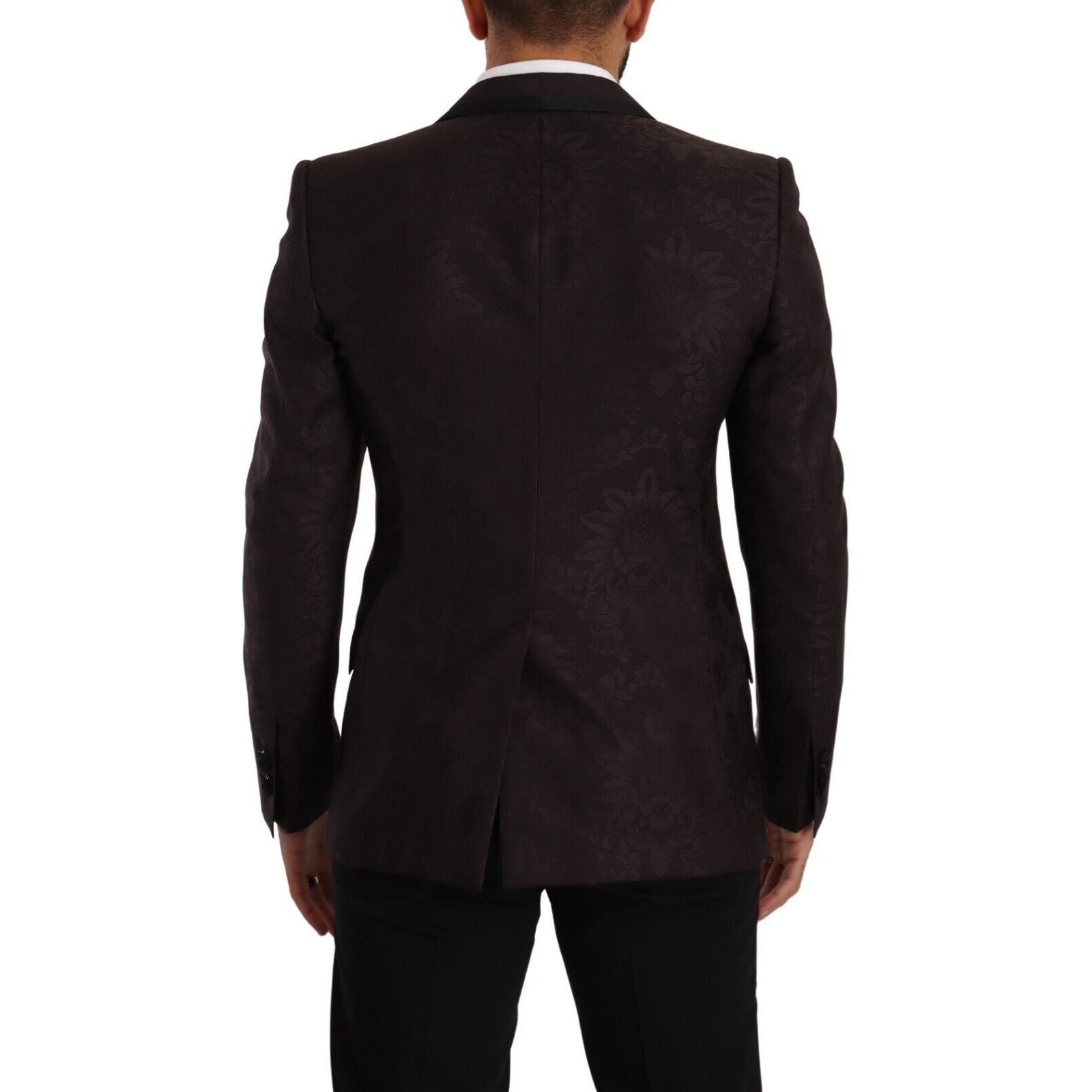 Dolce & Gabbana Navy Virgin Wool Single-Breasted Blazer