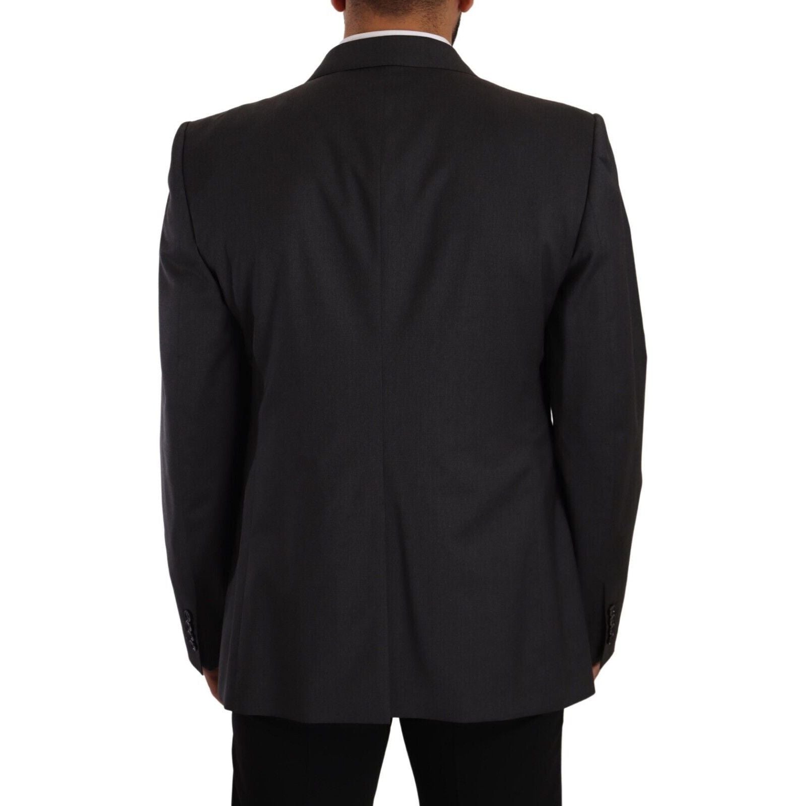 Dolce & Gabbana Gray Wool Blend Sicilia Suit
