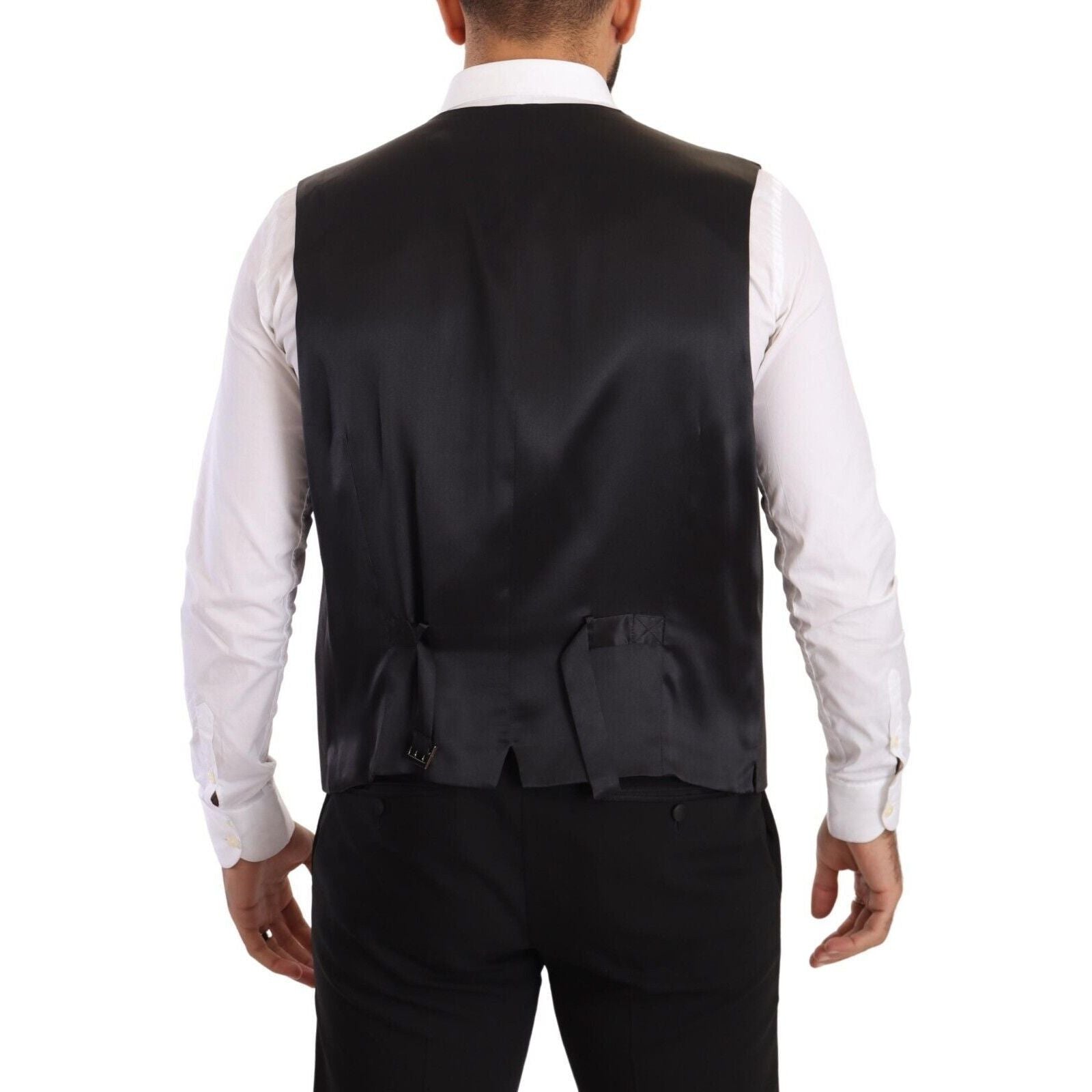 Dolce & Gabbana Gray Wool Blend Sicilia Suit