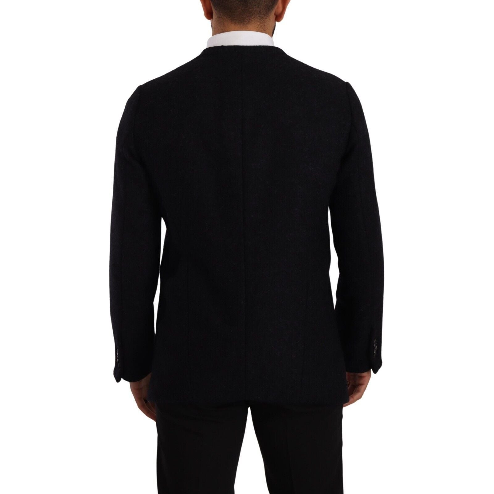 Dolce & Gabbana Dark Grey Alpaca Blend Jacket