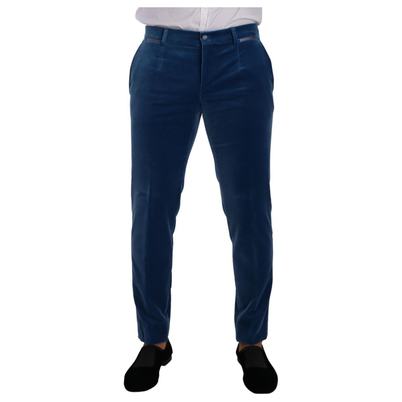 Dolce & Gabbana Blue Velvet Slim Fit Suit