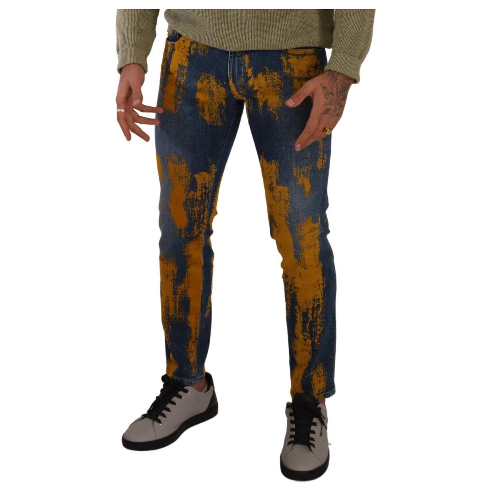 Dolce & Gabbana Blue Stretch Denim Jeans