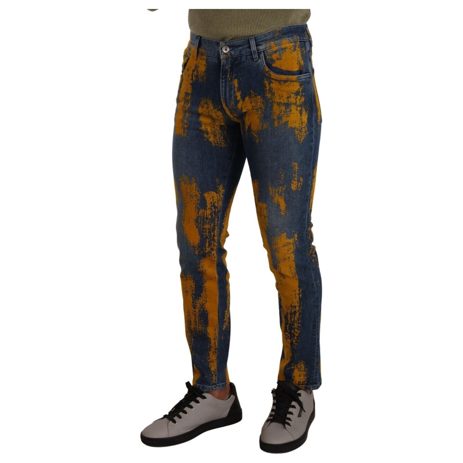 Dolce & Gabbana Blue Stretch Denim Jeans
