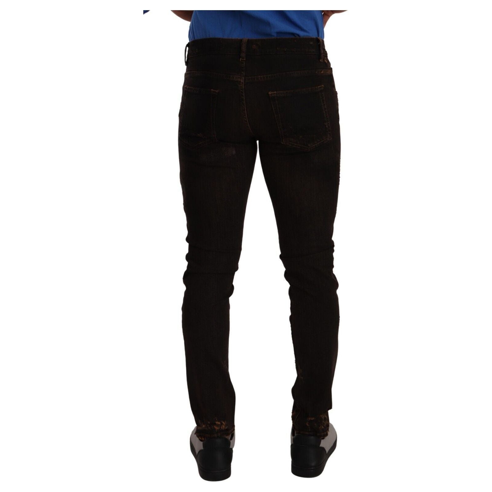 Dolce & Gabbana Blue Cotton Denim Elegance Jeans