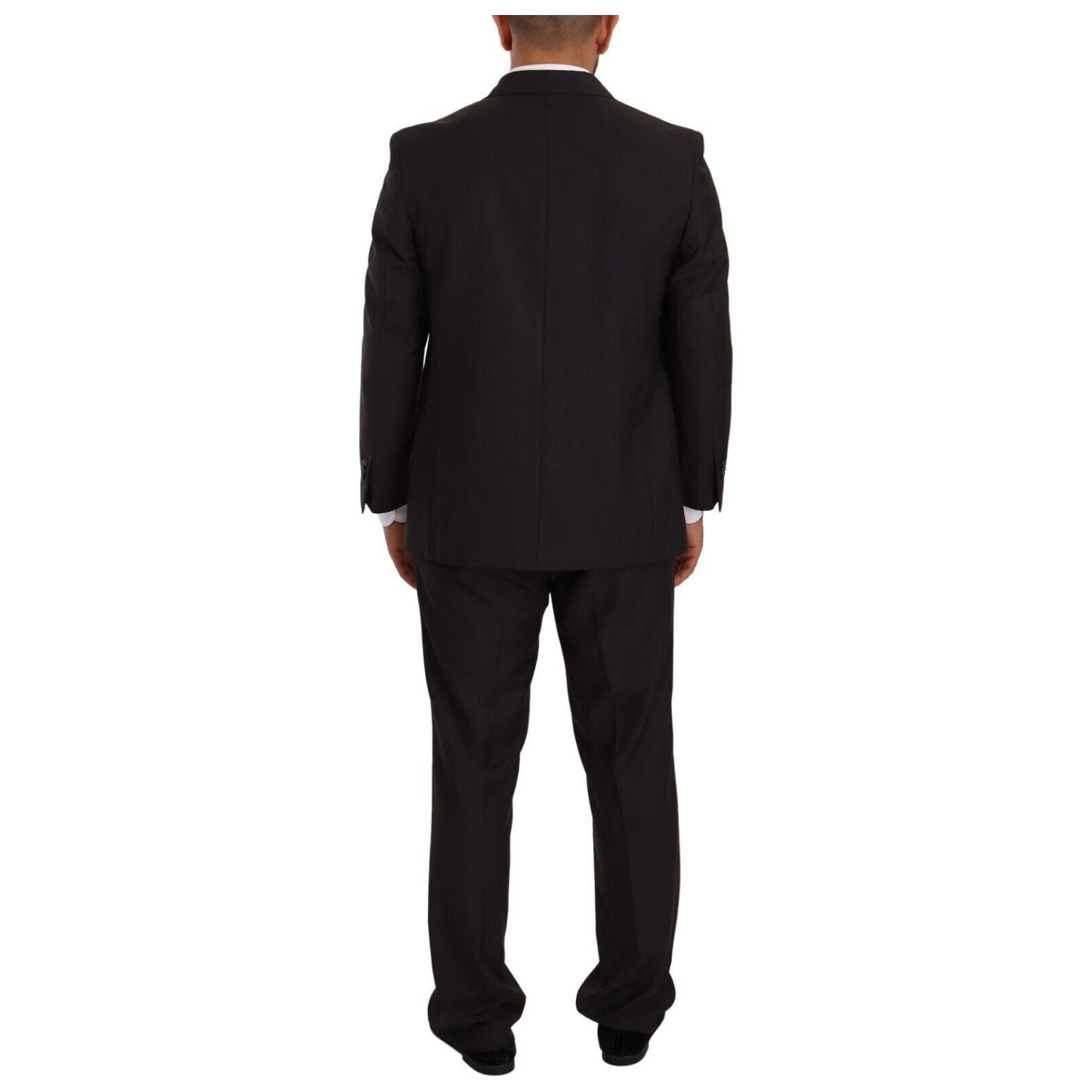 Domenico Tagliente Sleek Grey Wool 2-Piece Suit
