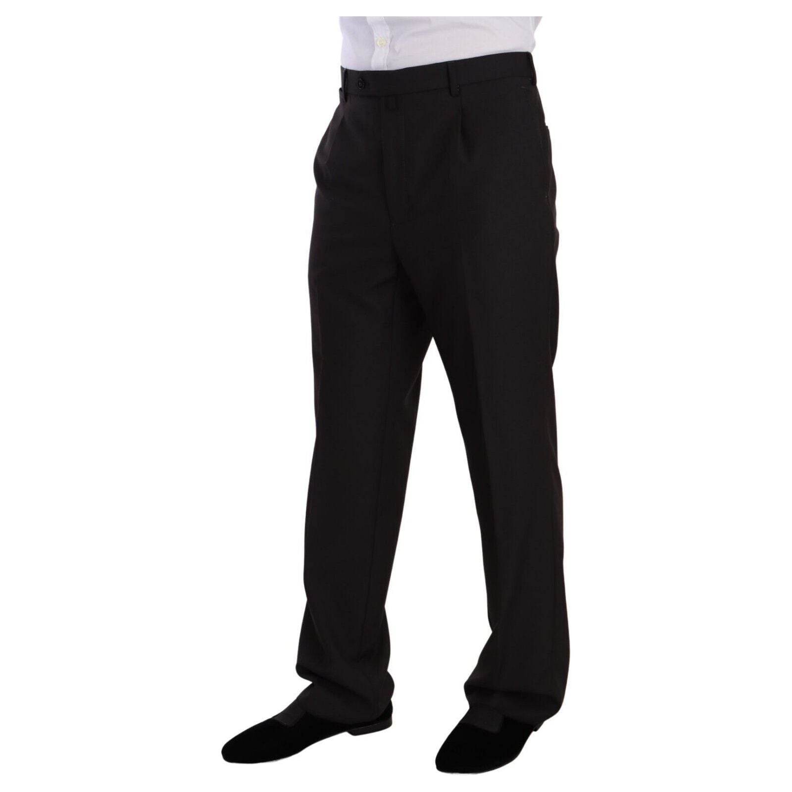 Domenico Tagliente Sleek Grey Wool 2-Piece Suit