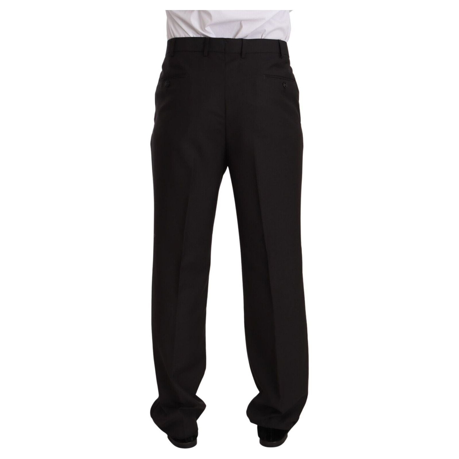 Domenico Tagliente Sleek Grey Wool 2-Piece Suit