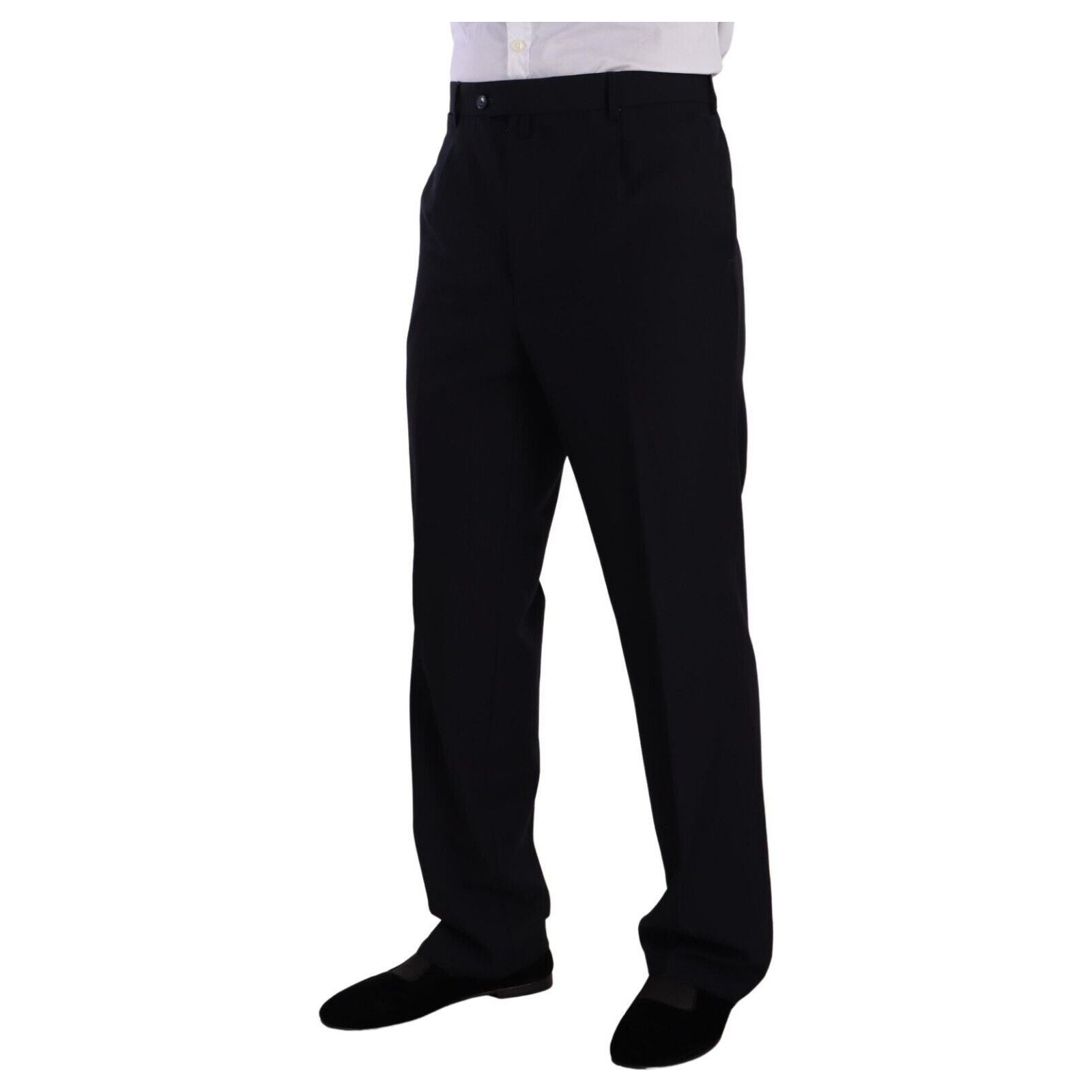 Domenico Tagliente Blue Wool Two-Piece Suit with Blazer