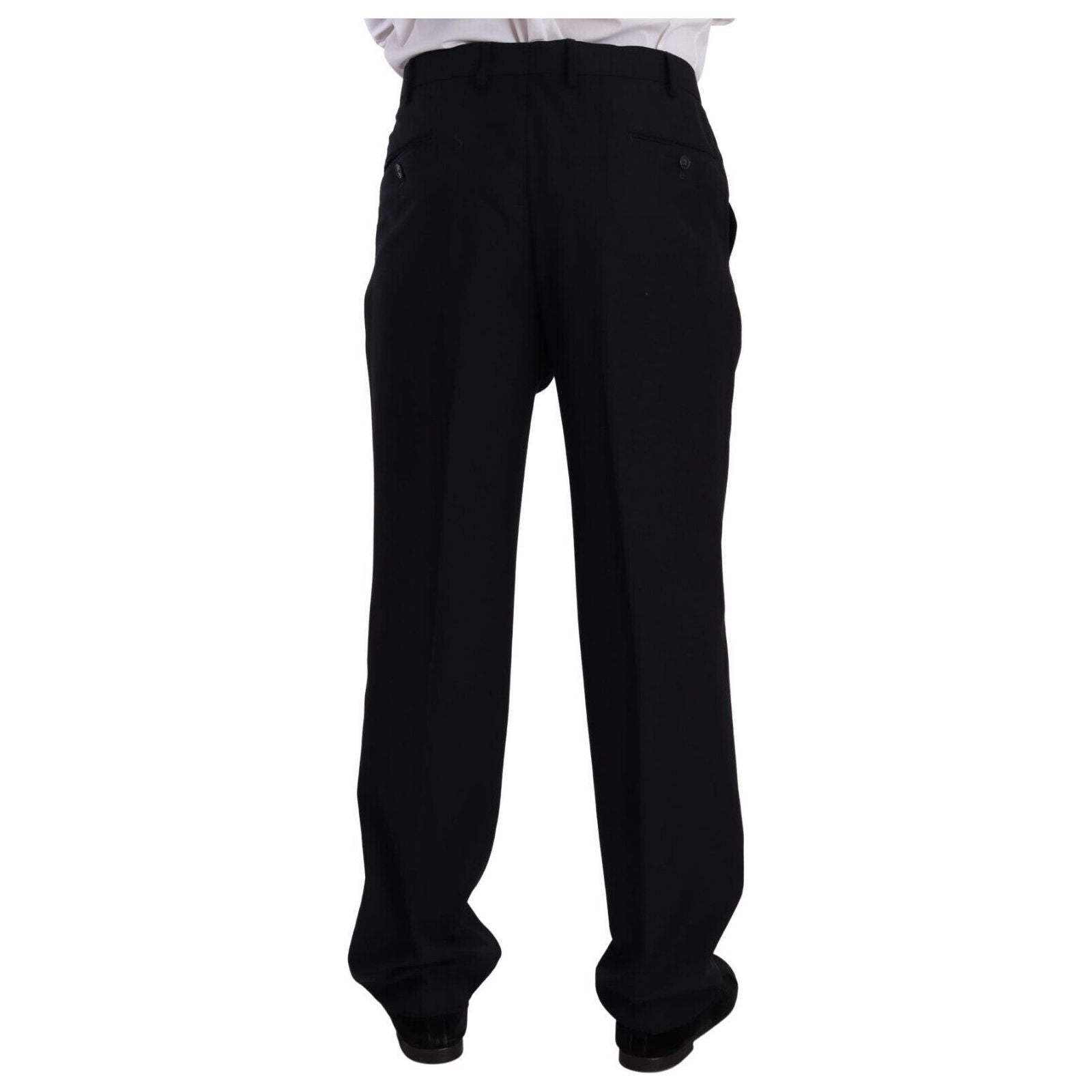 Domenico Tagliente Blue Wool Two-Piece Deconstructed Suit