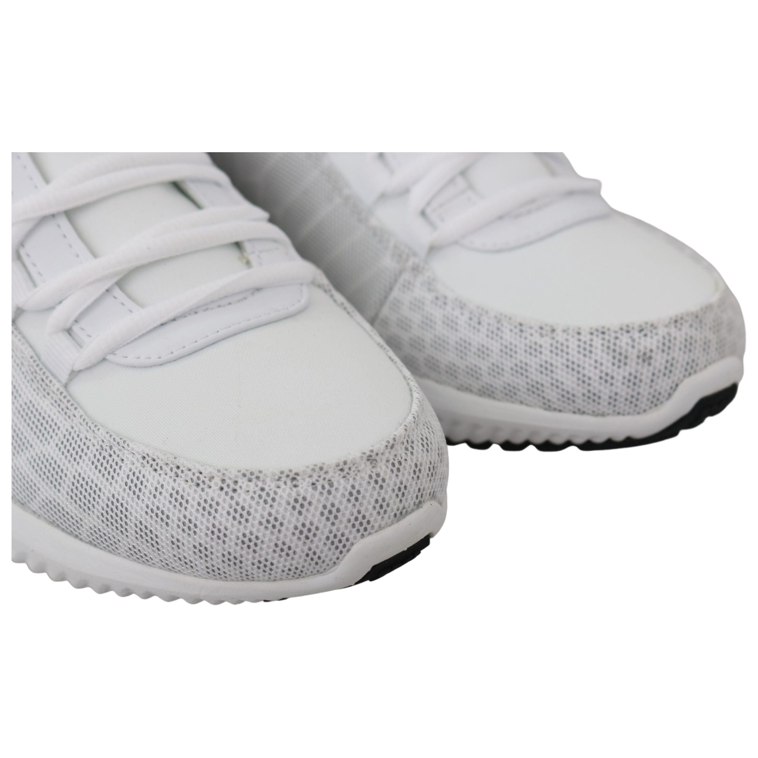Plein Sport White Leather Sneakers for Elevated Style