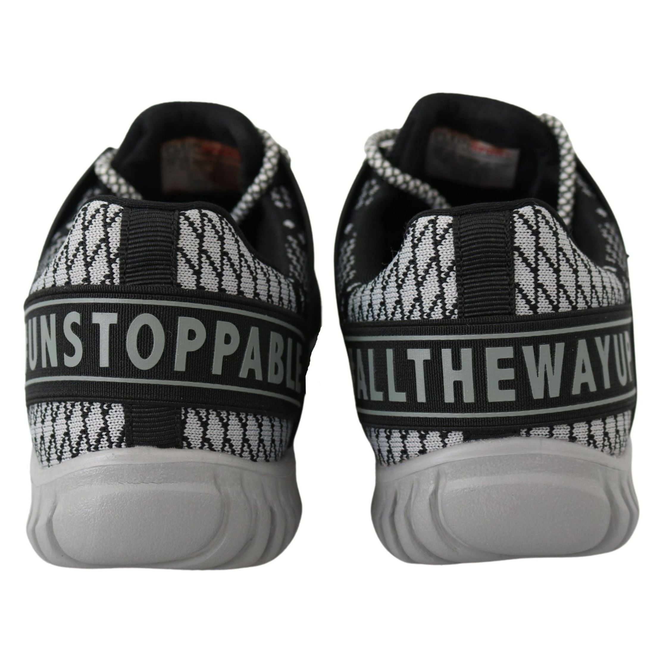 Plein Sport Jet Black Leather Exclusive Runner Mason Sneakers