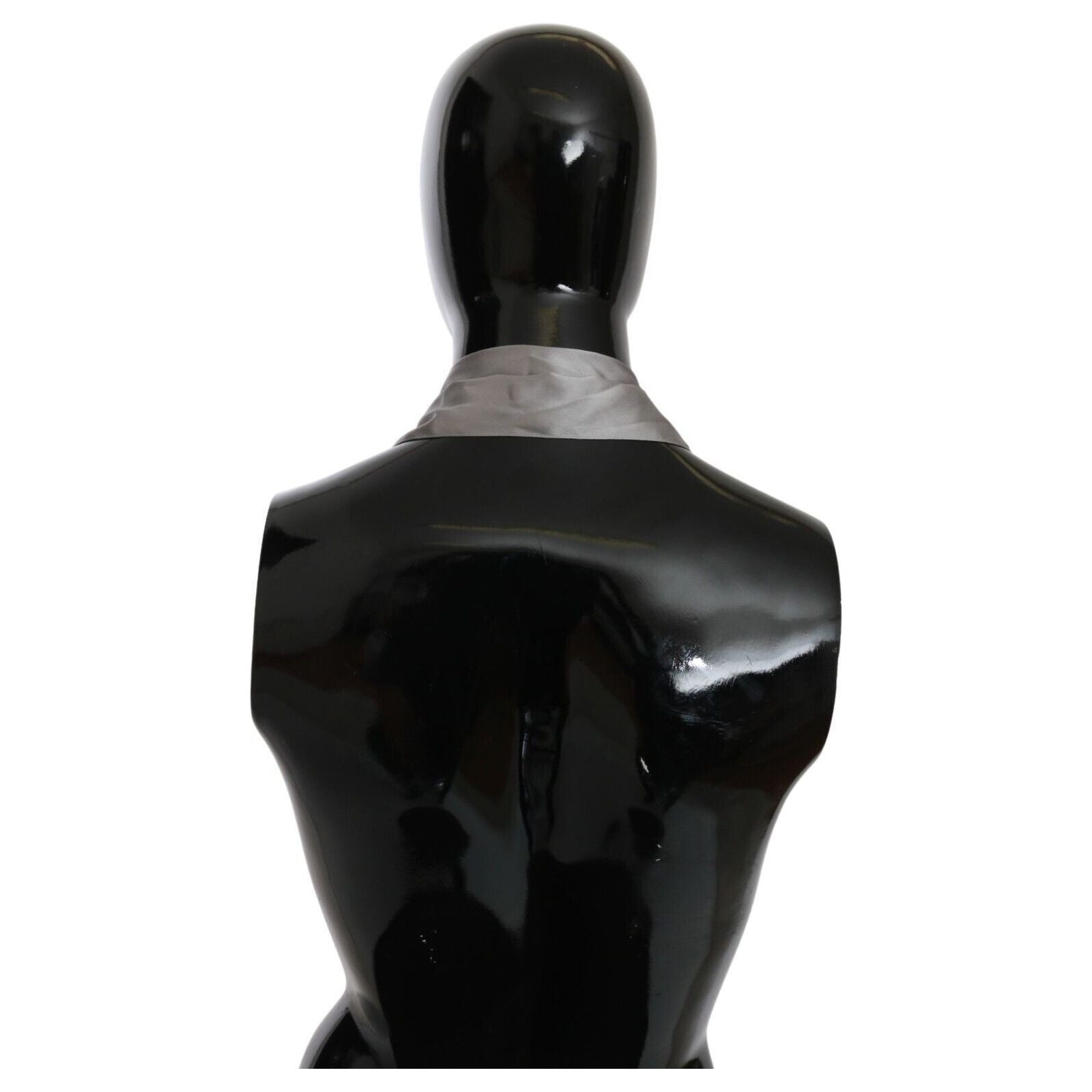 Ermanno Scervino Sleek Silver Silk Neck Scarf
