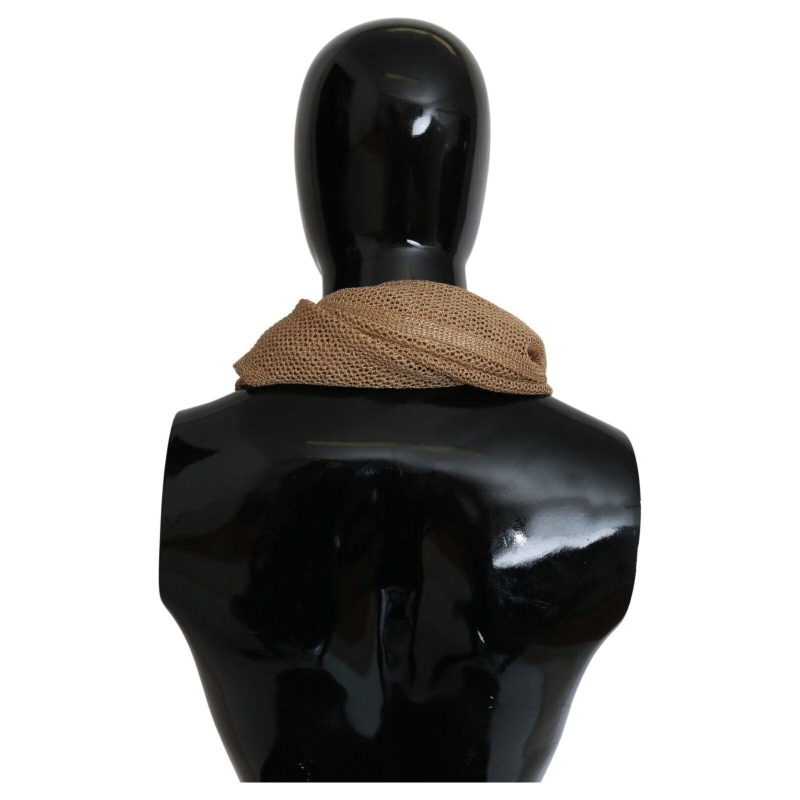 GF Ferre Brown Cashmere Neck Wrap Shawl Scarf for Sophistication