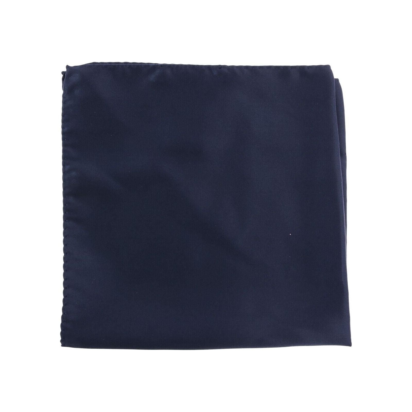 Dolce & Gabbana Lustrous Blue Silk Pocket Square