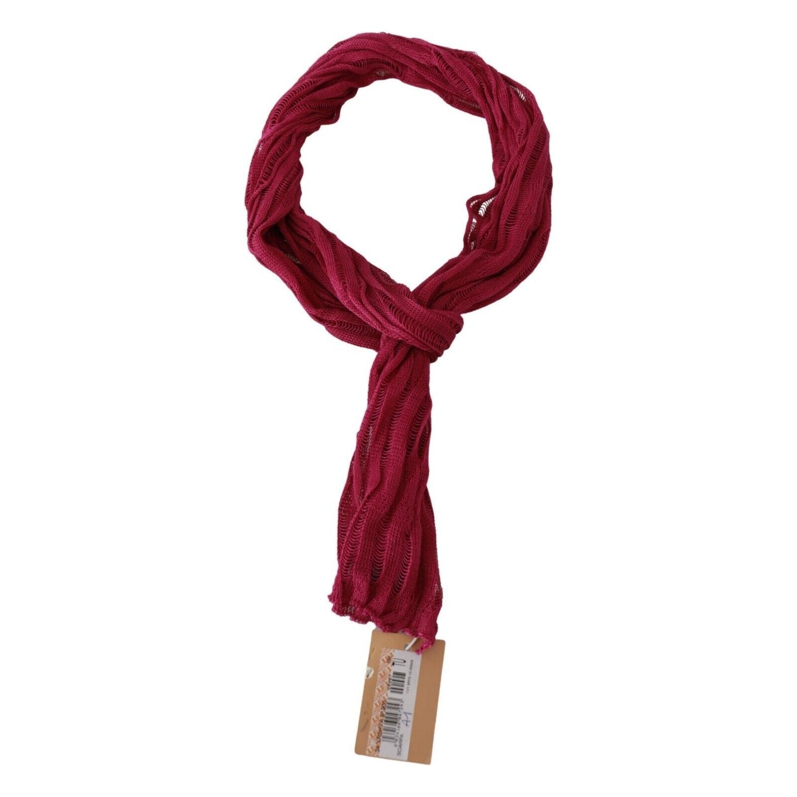 John Galliano Bordeaux Silk Foulard Shawl Scarf