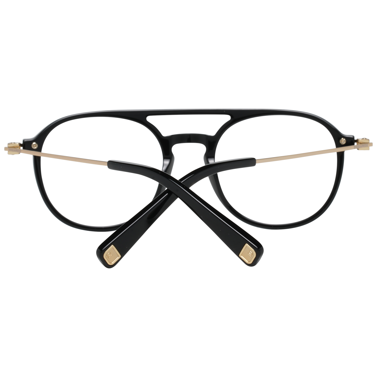Dsquared² Sleek Black Full-Rim Acetate Eyewear Statement